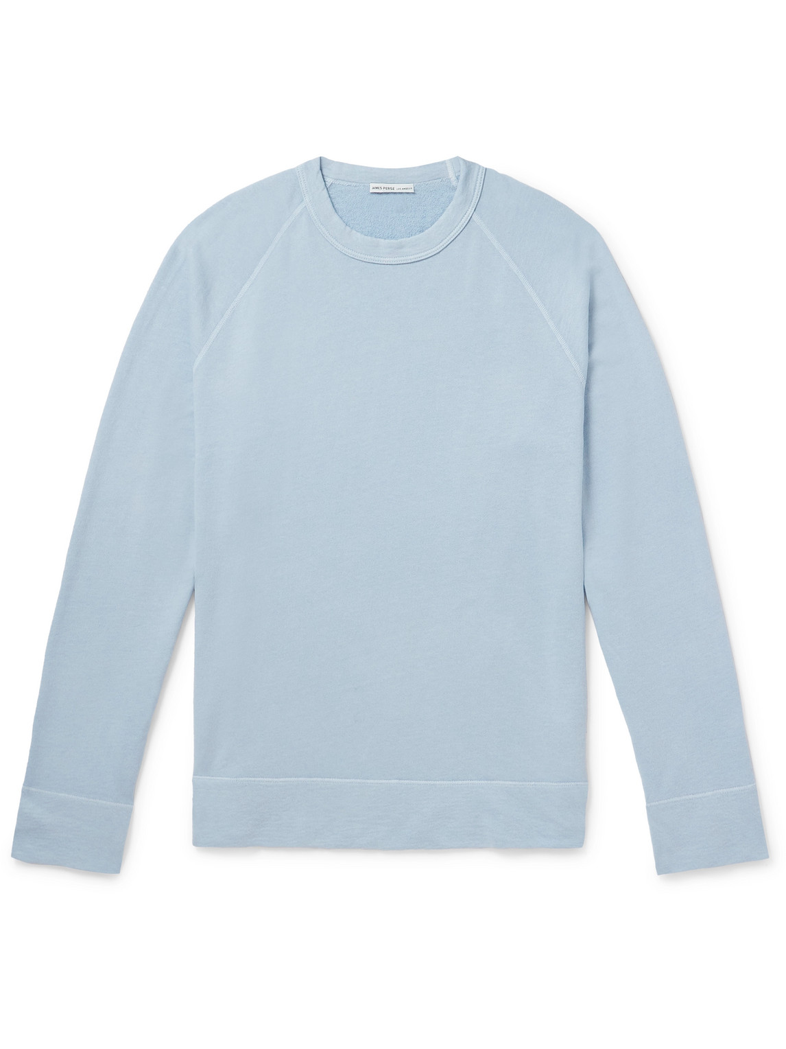 James Perse Cotton-jersey Sweatshirt In Blue