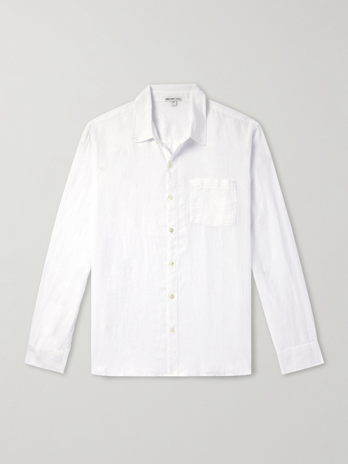 James Perse Garment-Dyed Linen Shirt - Men