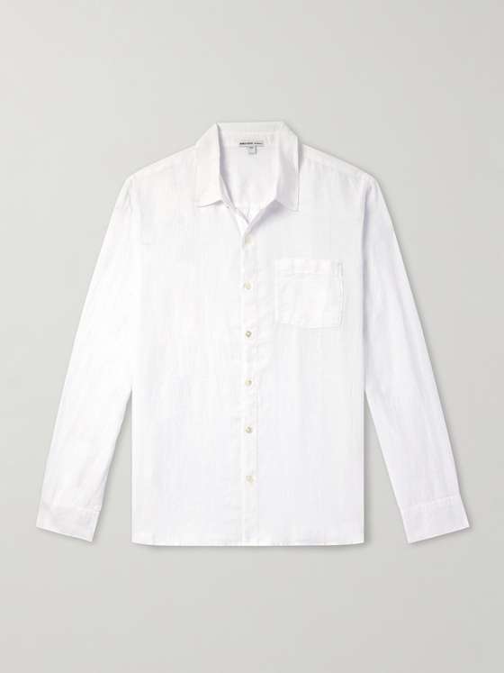James Perse Oversized Shirt - 100% Linen Garment Dyed