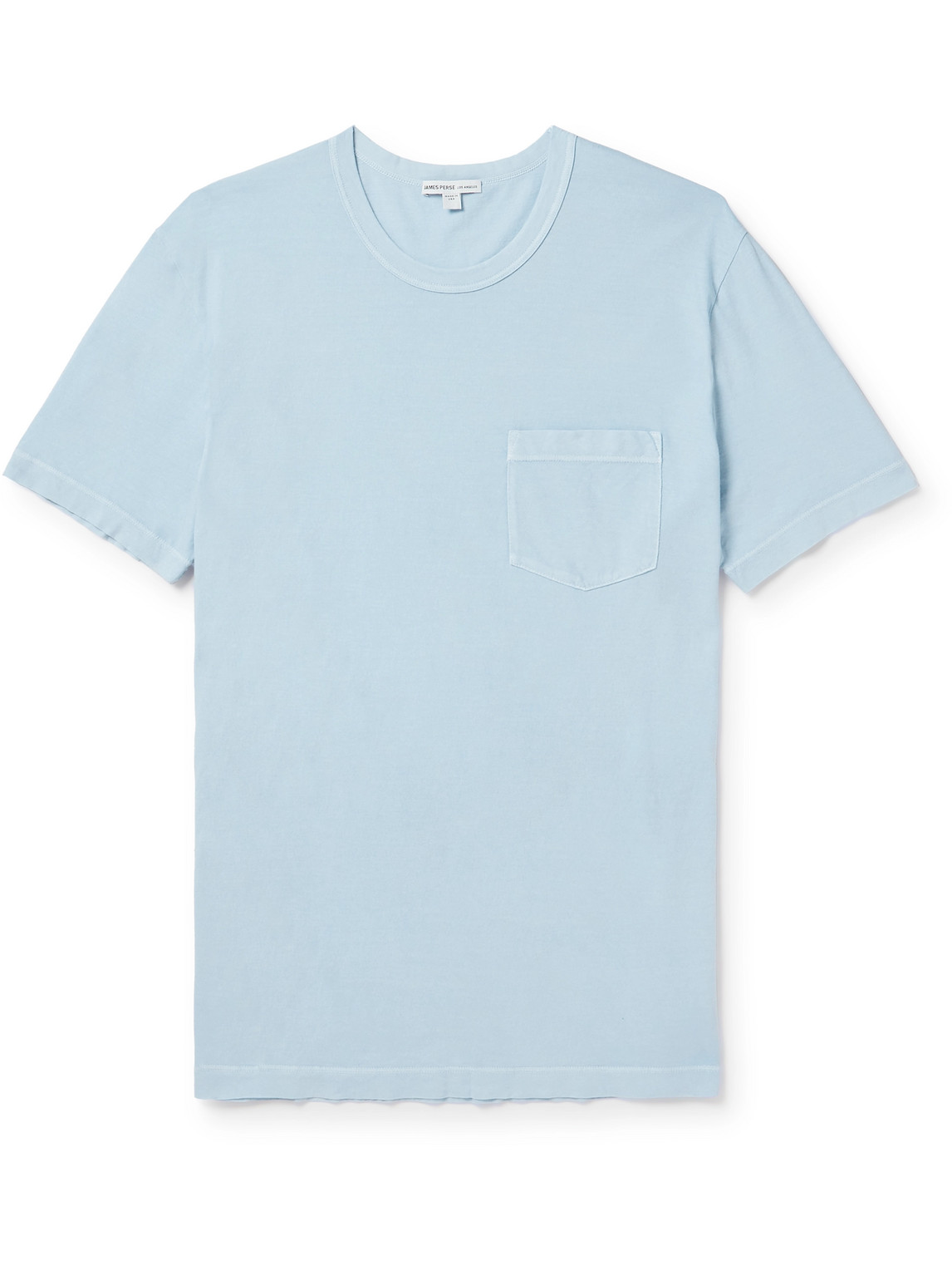 James Perse Combed Cotton-jersey T-shirt In Blue