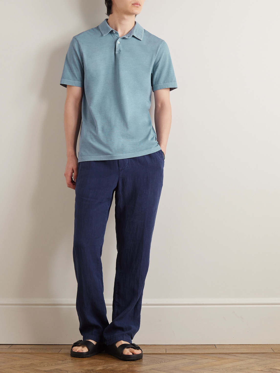 Supima Cotton-Jersey Polo Shirt