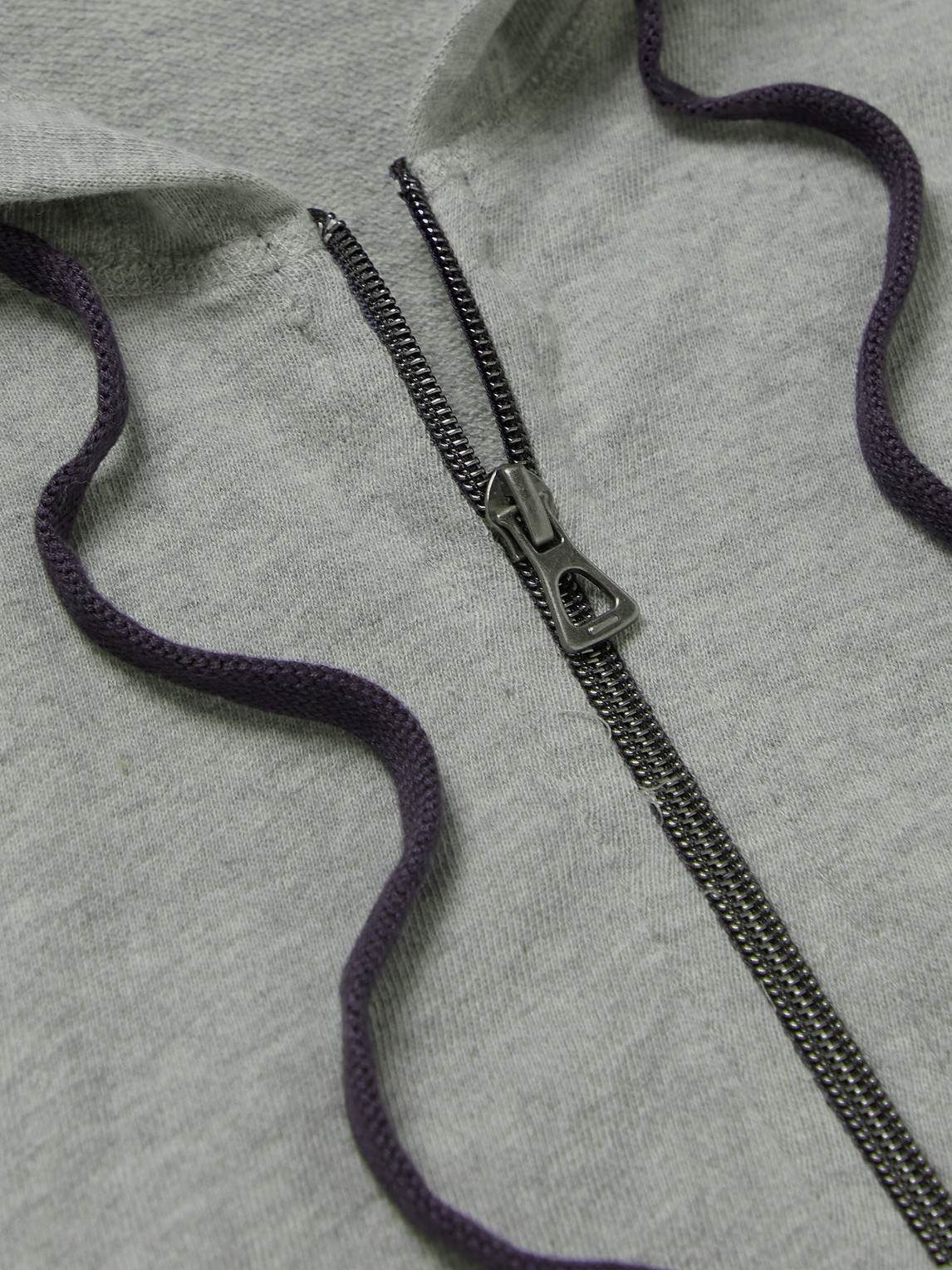 Cotton-Jersey Zip-Up Hoodie