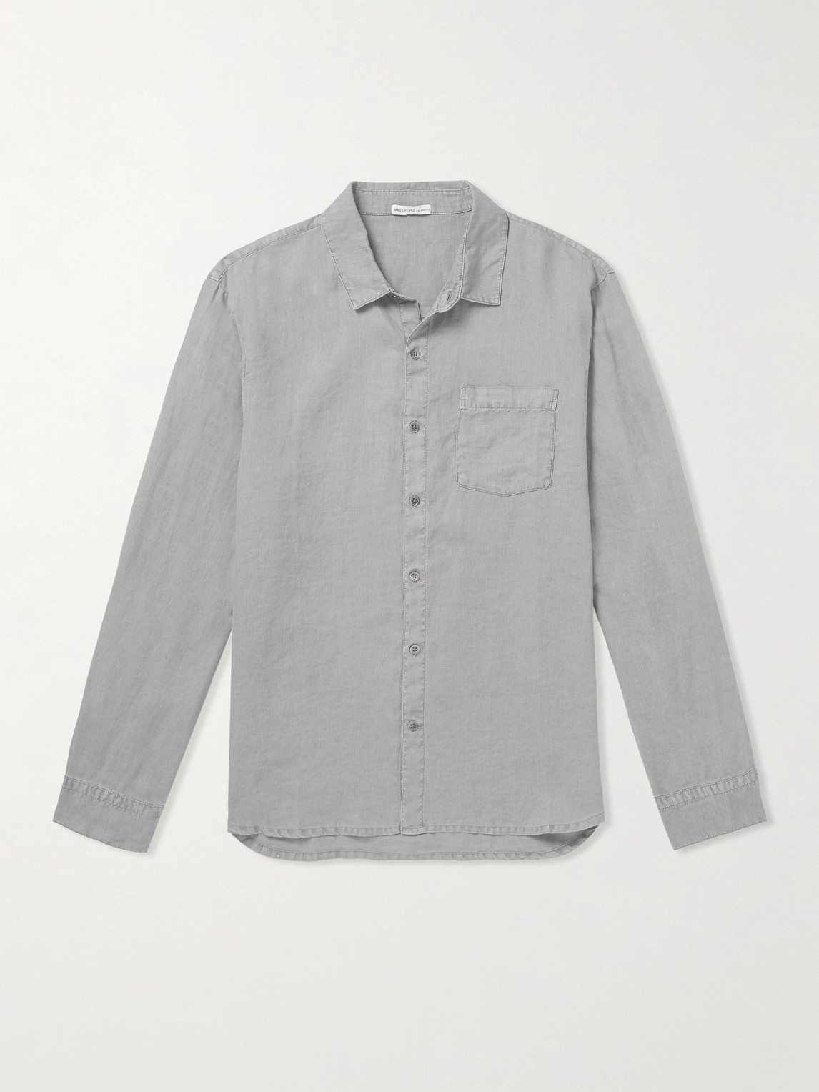 James Perse Garment-Dyed Linen Shirt - Men