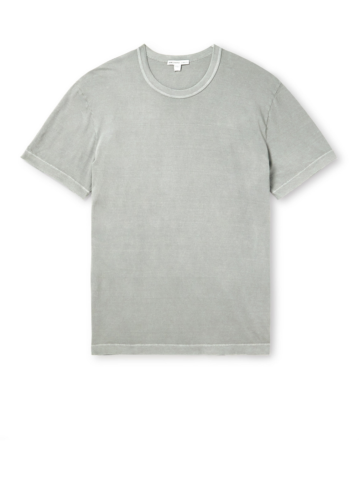 James Perse Combed Cotton-jersey T-shirt In Gray