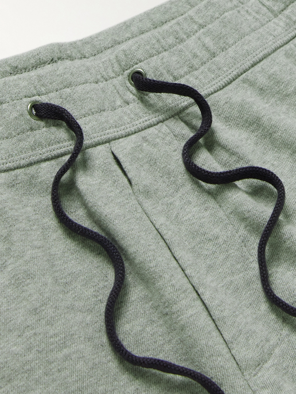 James Perse Garment-dyed Cotton-jersey Drawstring Shorts In Gray