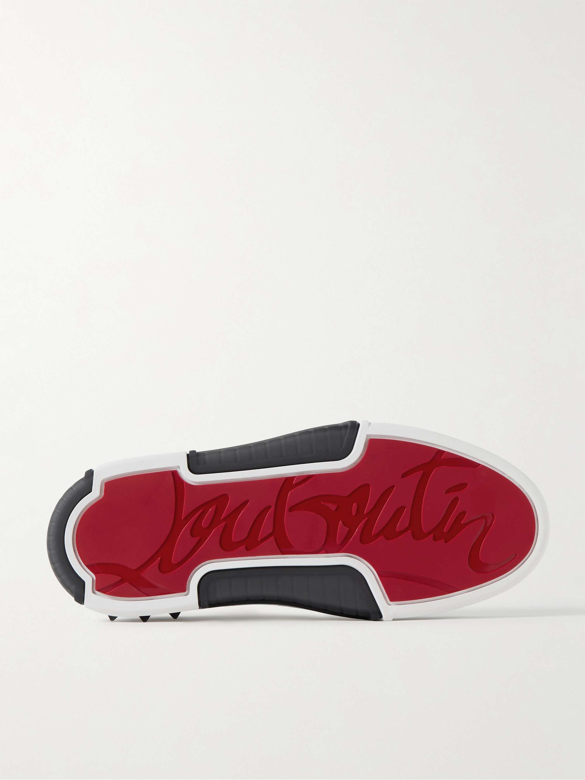 CHRISTIAN LOUBOUTIN Happyrui Spiked Leather Sneakers for Men CHRISTIAN LOUBOUTIN Happyrui Spiked Leather Sneakers for Men