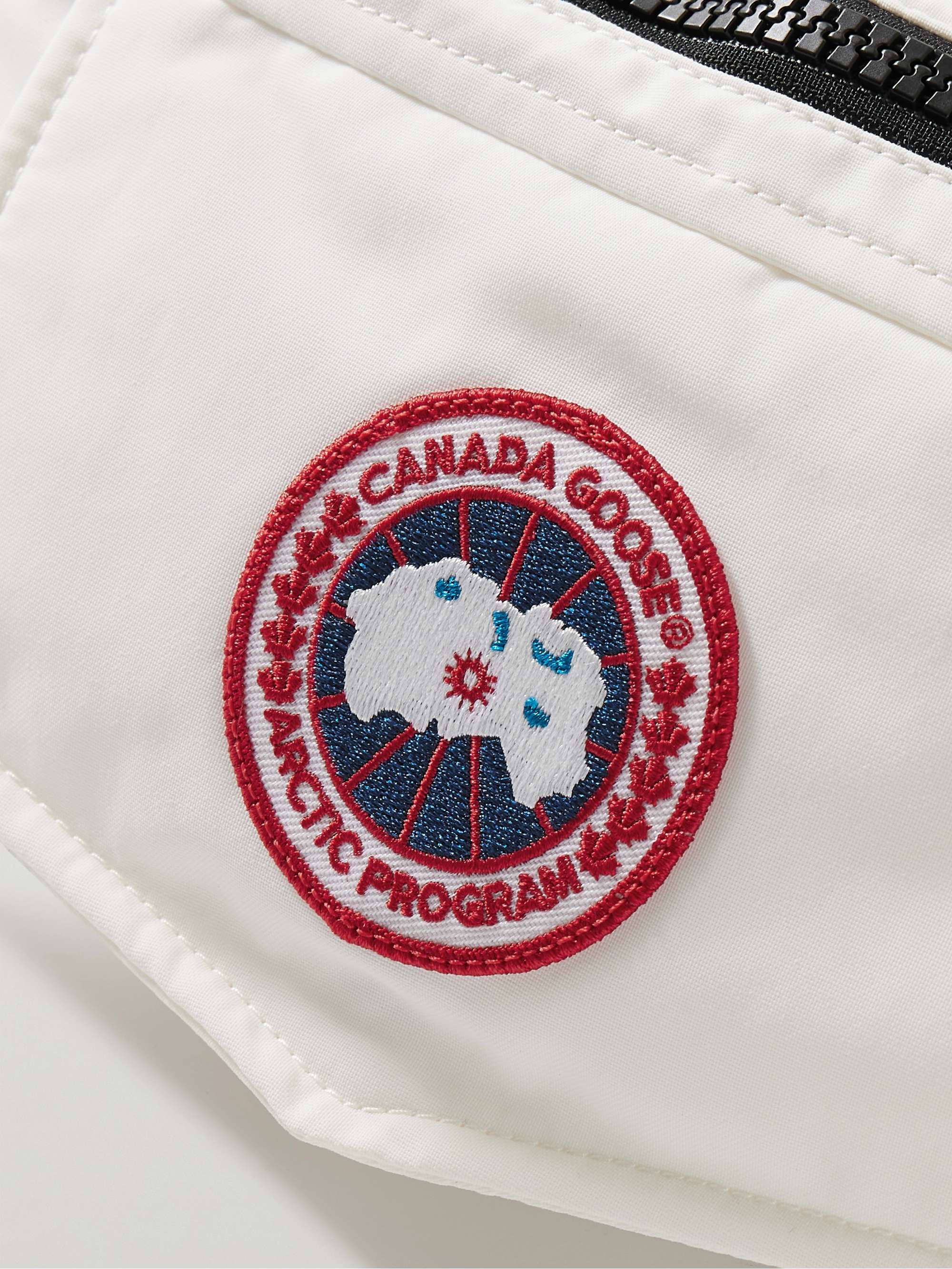 CANADA GOOSE Logo-Appliquéd Webbing-Trimmed Shell Belt Bag