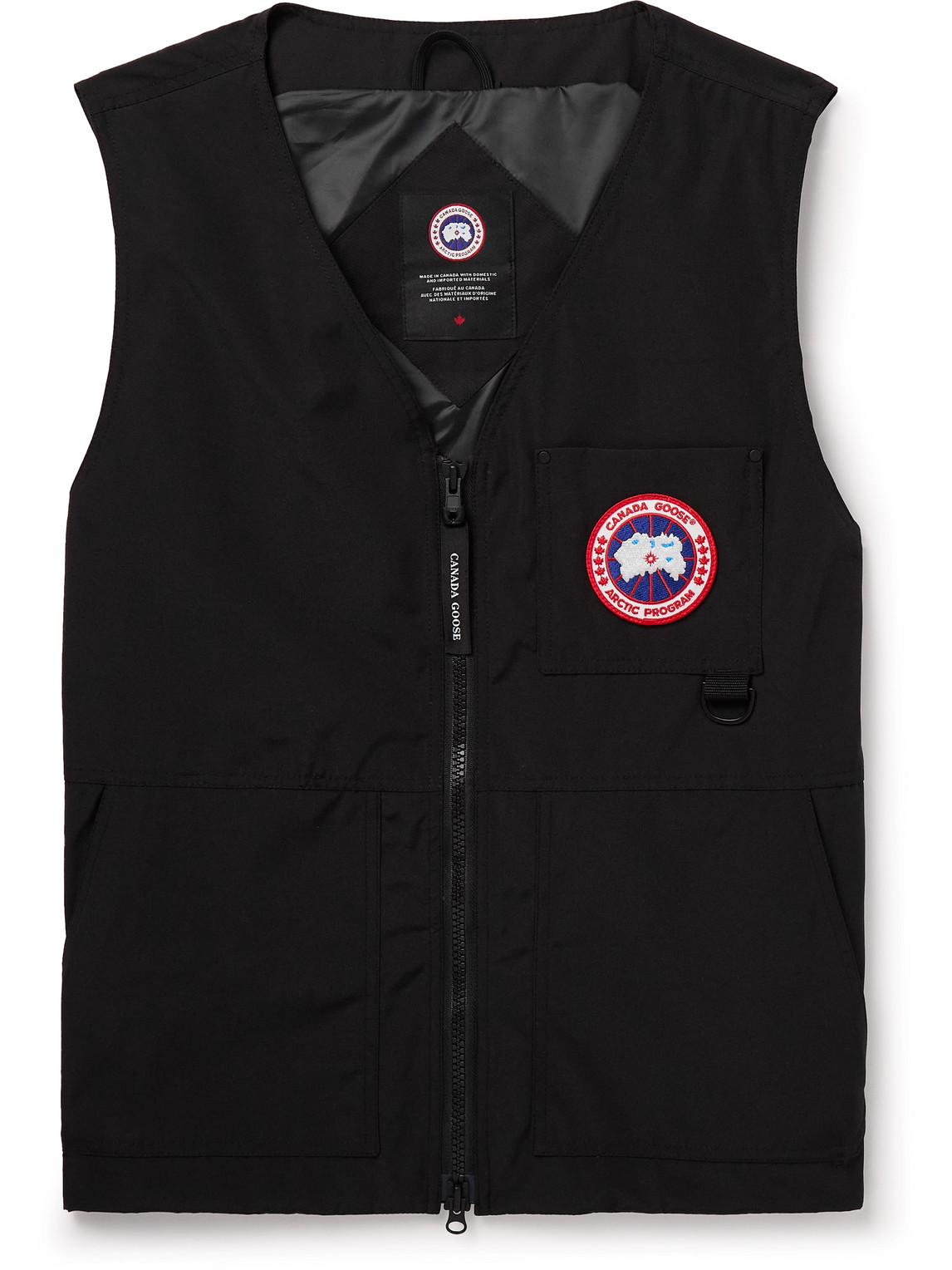 Canada Goose Canmore Logo-appliquéd Arctic Tech® Gilet In Black