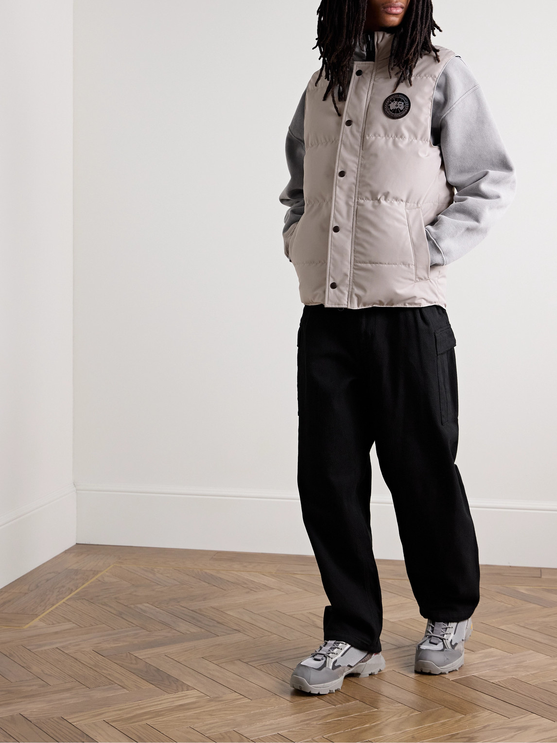 Canada Goose Black Label Garson Quilted Shell Down Gilet In Neutrals