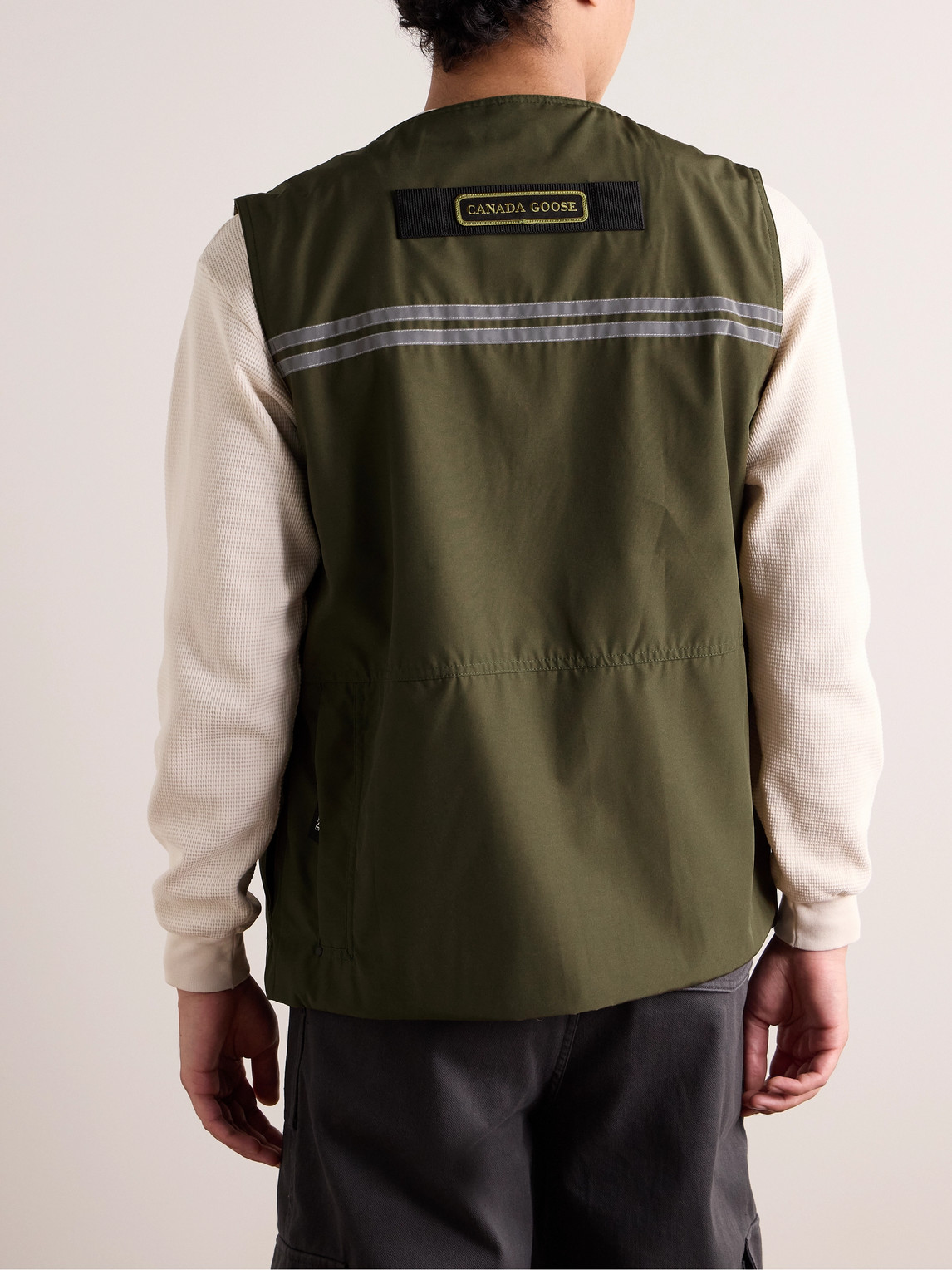 Shop Canada Goose Canmore Logo-appliquéd Arctic Tech® Gilet In Green