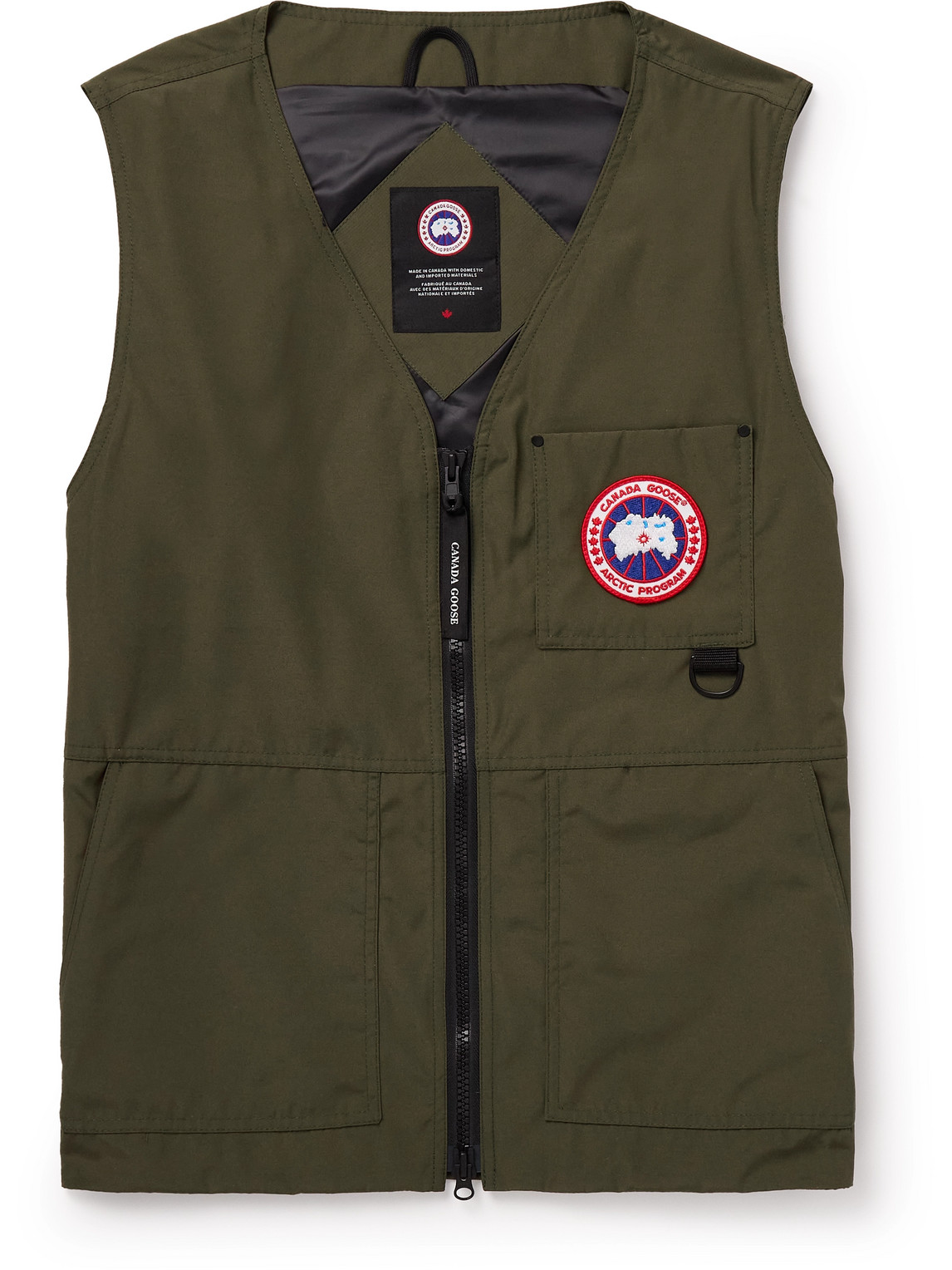 Shop Canada Goose Canmore Logo-appliquéd Arctic Tech® Gilet In Green