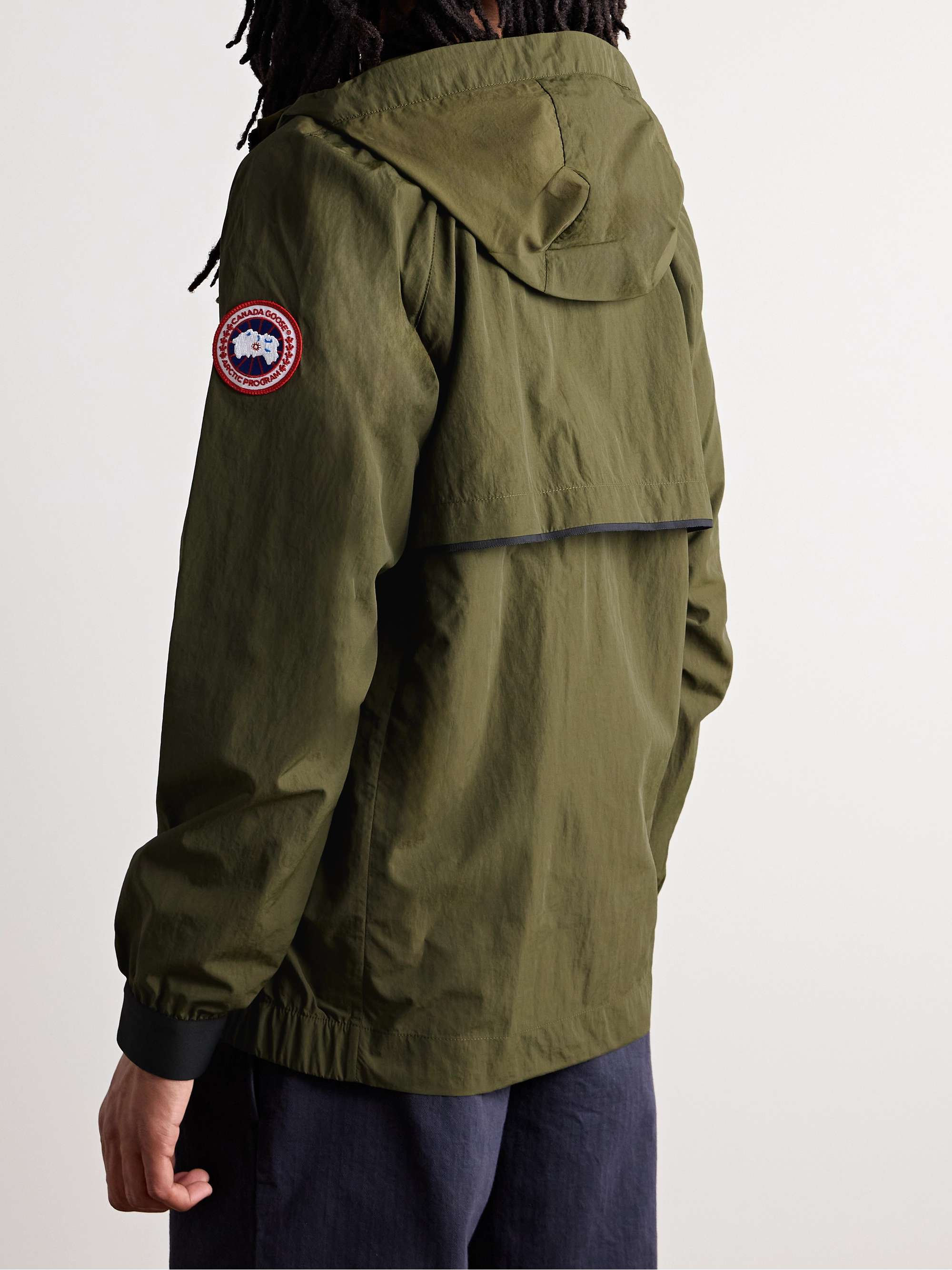 CANADA GOOSE Faber Logo-Appliquéd AcclimaLuxe Shell Hooded Jacket