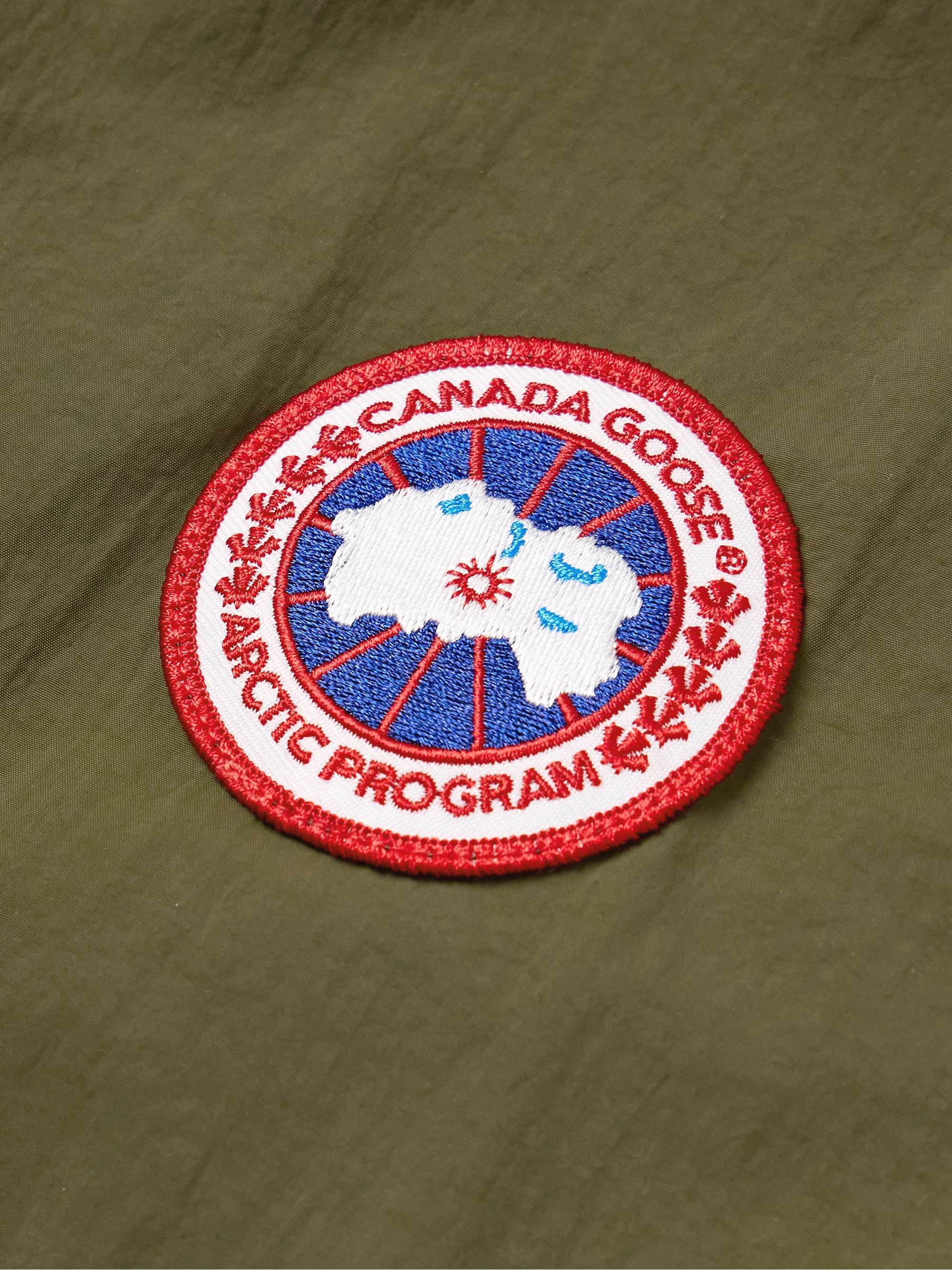 CANADA GOOSE Faber Logo-Appliquéd AcclimaLuxe Shell Hooded Jacket