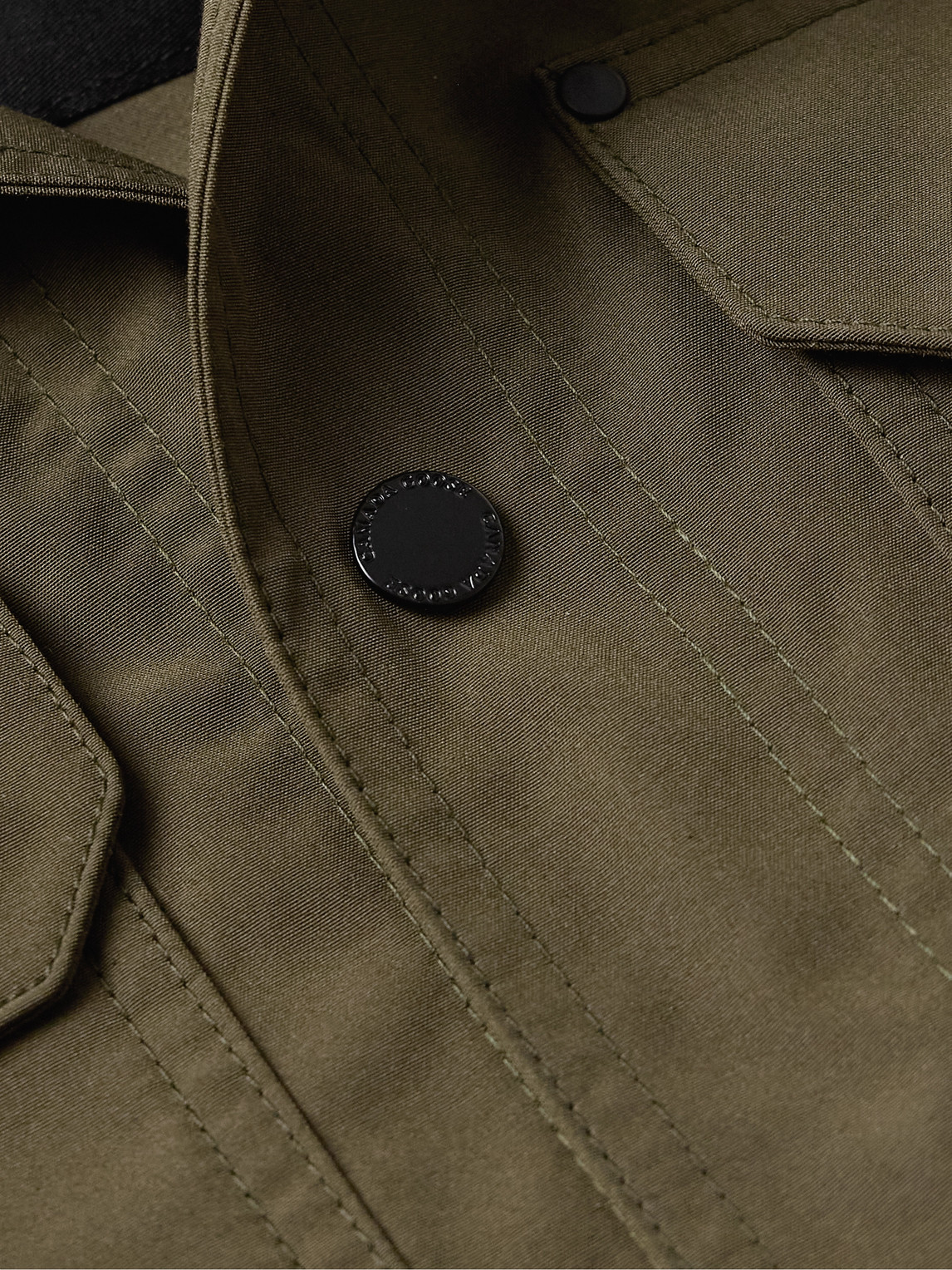 Canada Goose Burnaby Logo-appliquéd Arctic Tech® Chore Jacket In Green