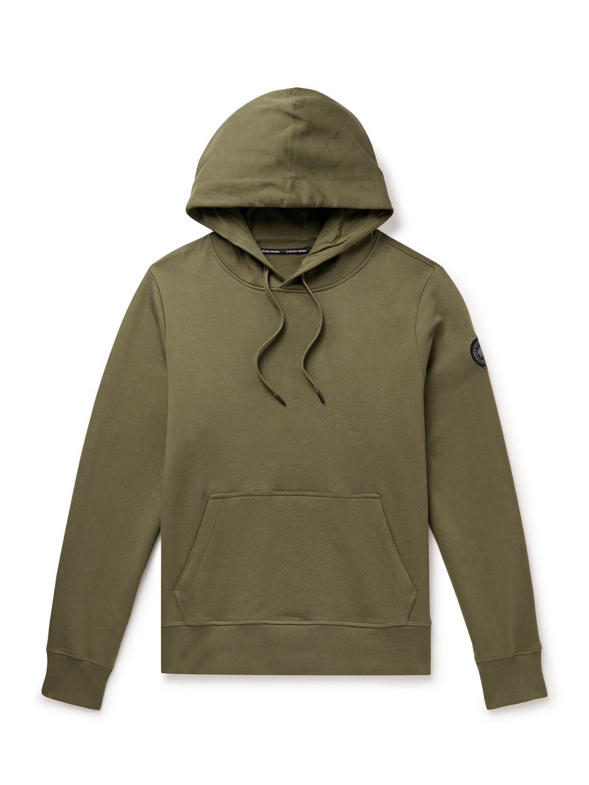 Huron Logo-Appliquéd Cotton-Jersey Hoodie