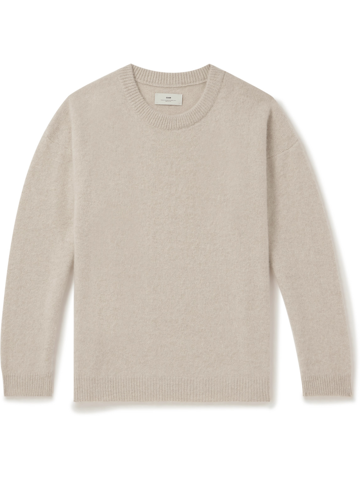 Ssam Brushed Cashmere Sweater In Neutrals