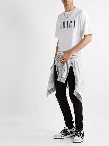 amiri t shirt mens white