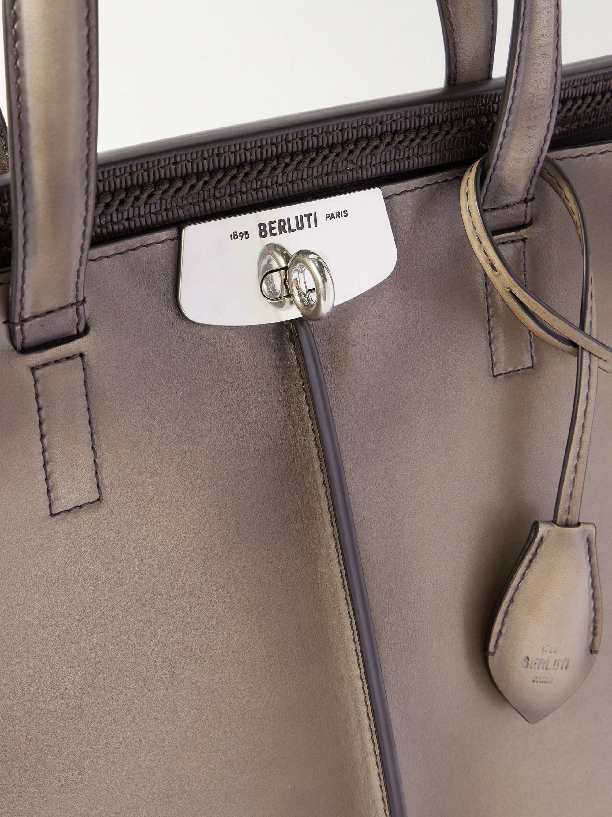 BERLUTI Luti 38 Venezia Leather Tote for Men | MR PORTER