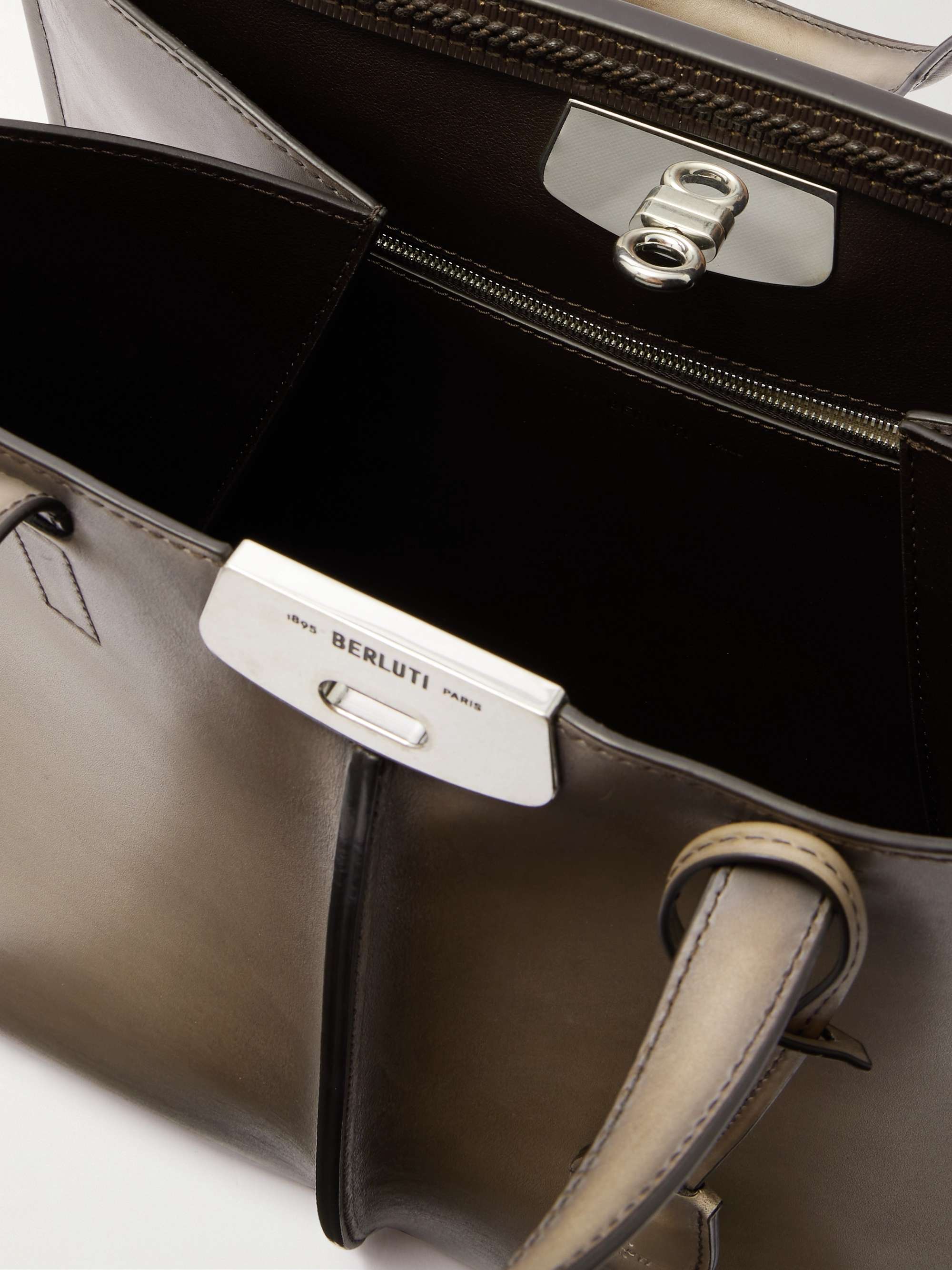 BERLUTI Luti 38 Venezia Leather Tote for Men | MR PORTER
