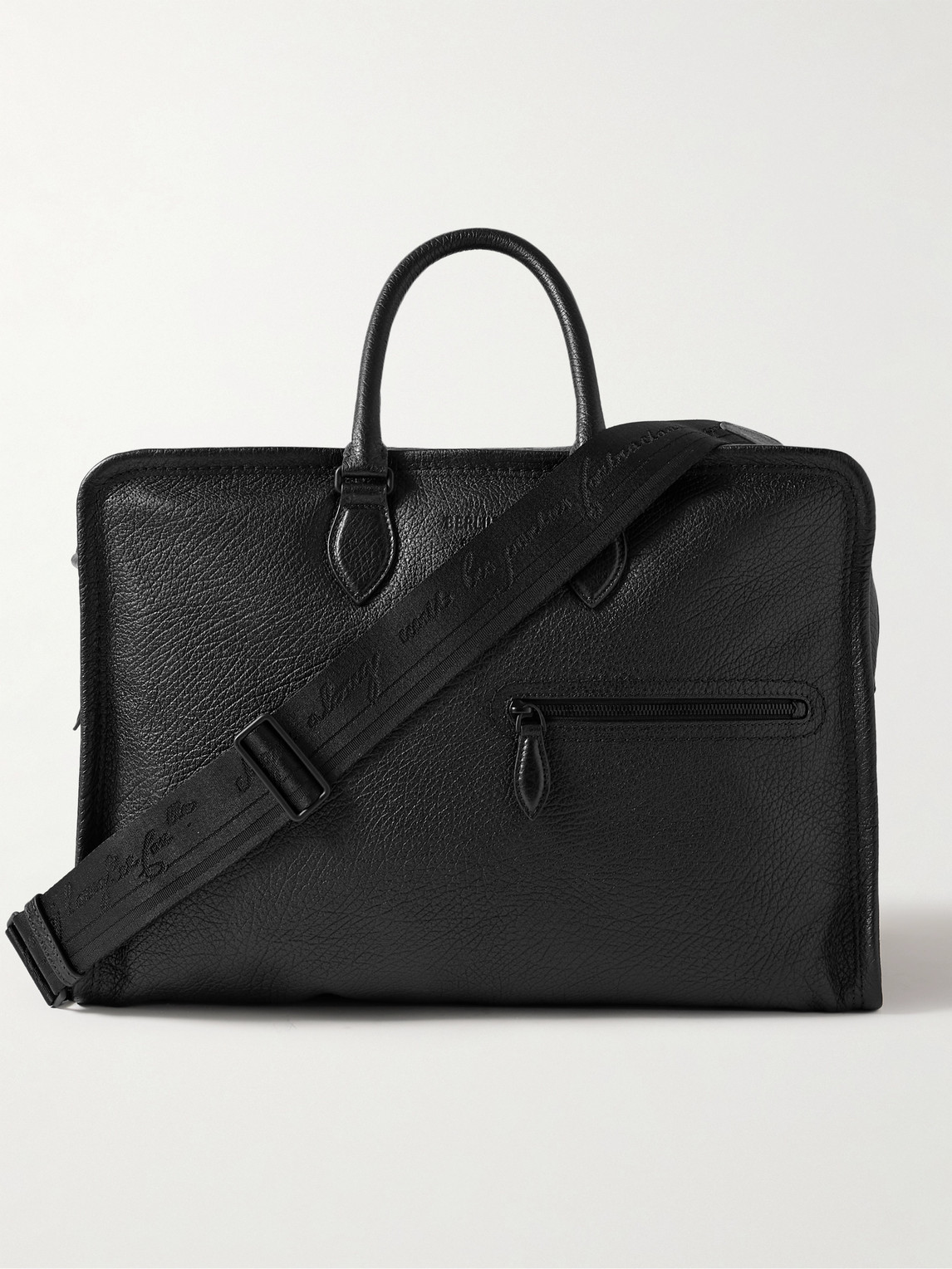 Berluti Jour Pillow Full-Grain Leather Weekend Bag - Men