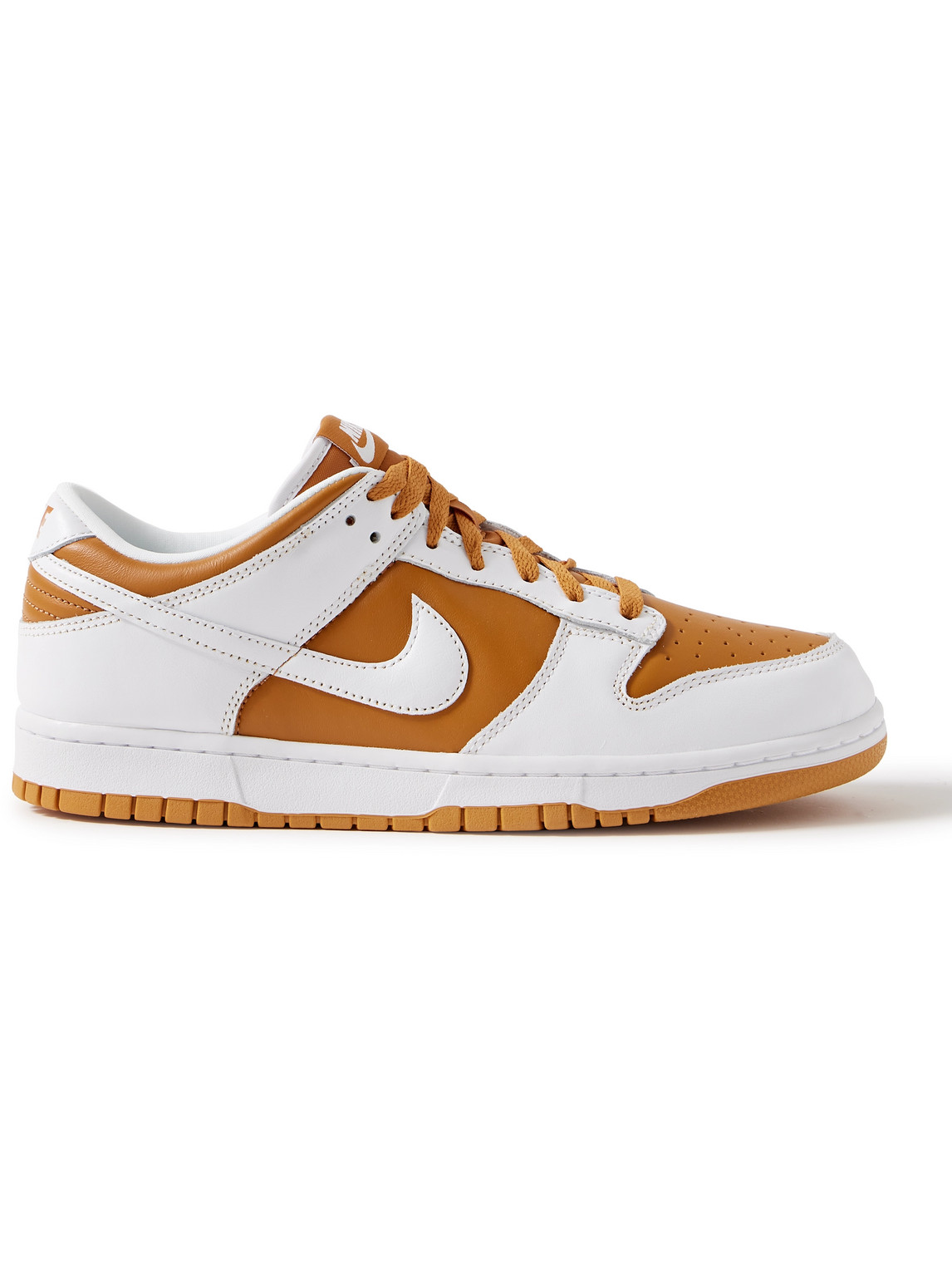 NIKE DUNK LOW QS LEATHER SNEAKERS