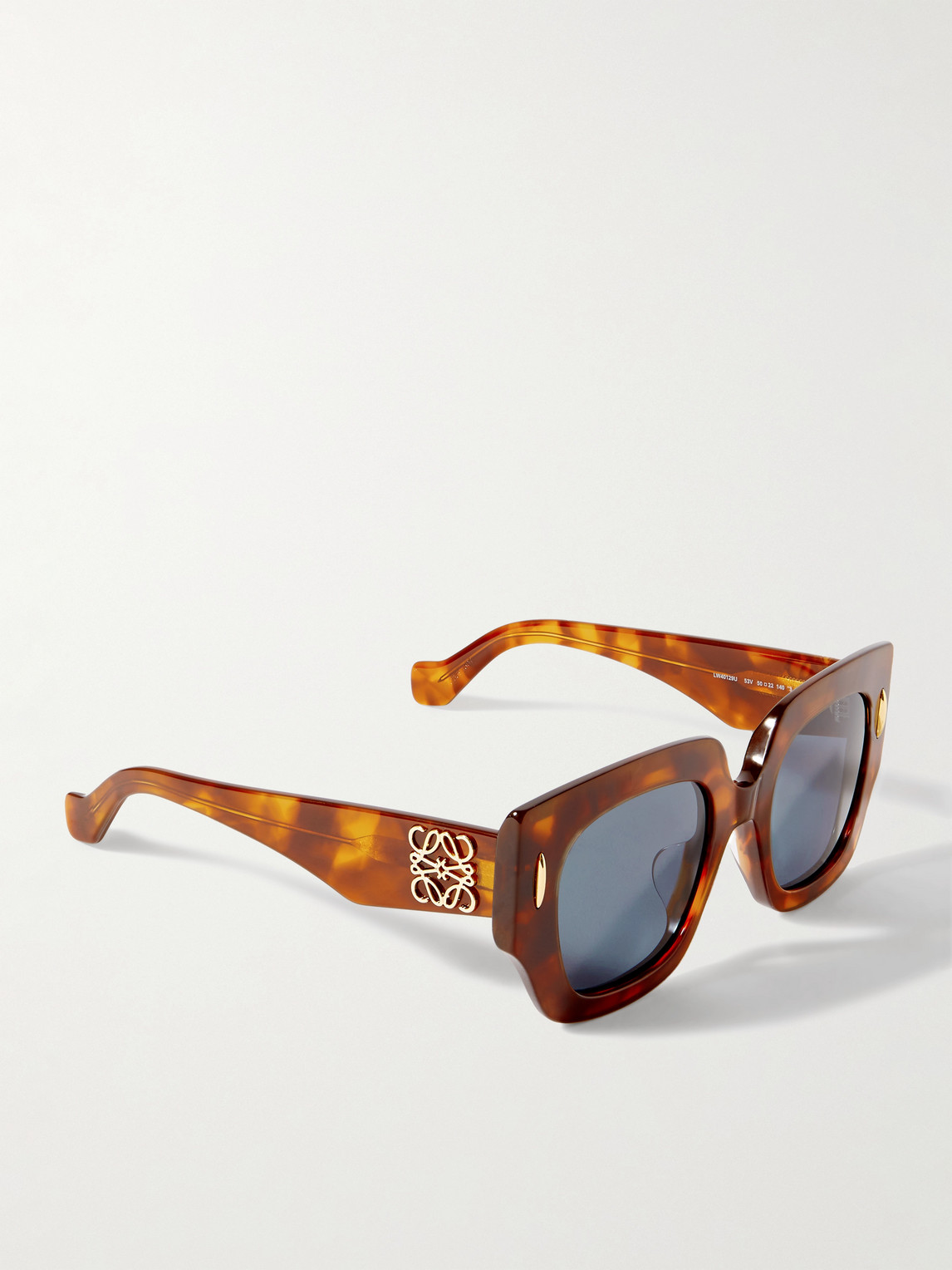 Loewe Oversized Square-frame Acetate Sunglasses In Tortoiseshell