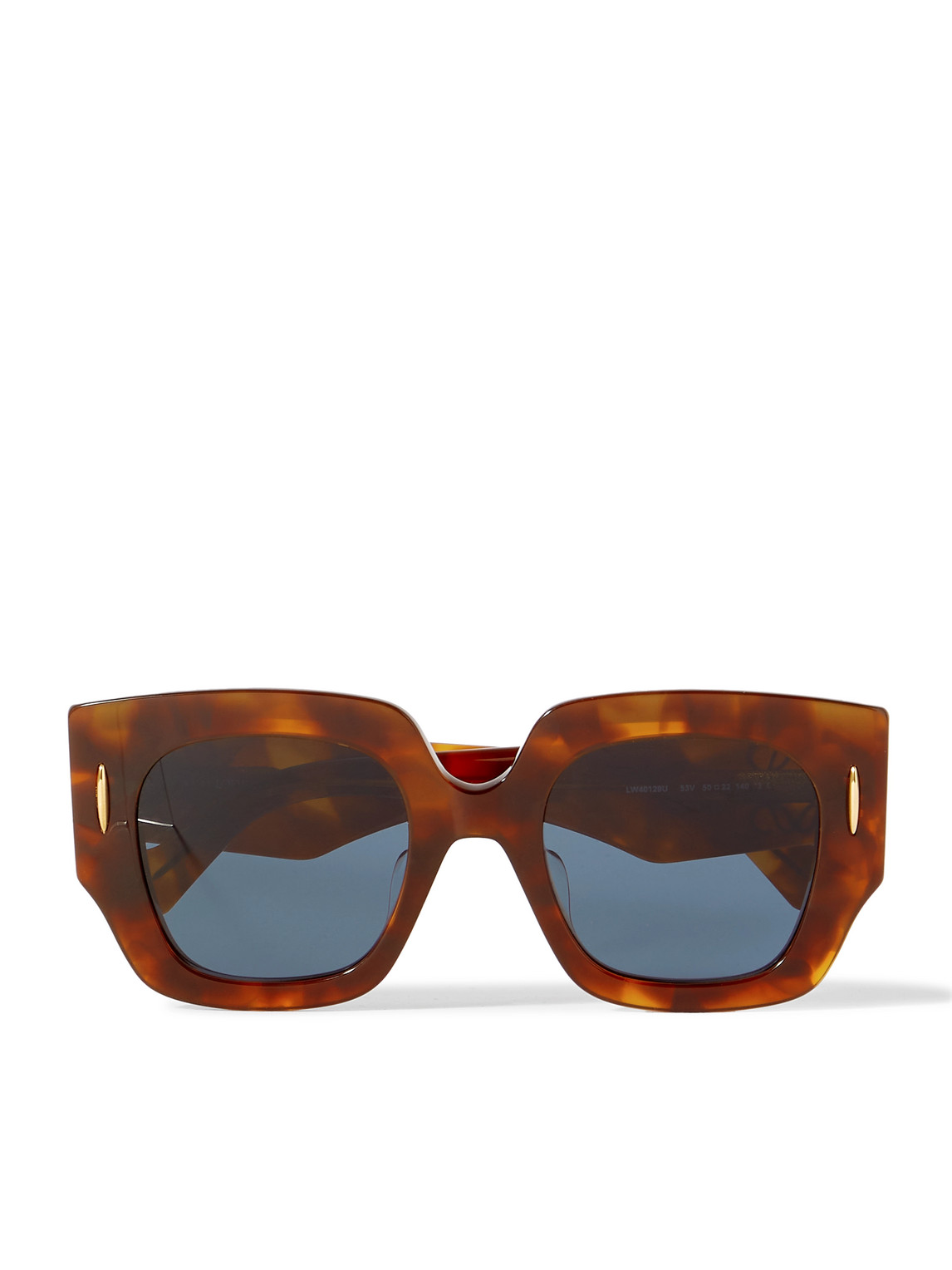 Loewe Oversized Square-frame Acetate Sunglasses In Tortoiseshell