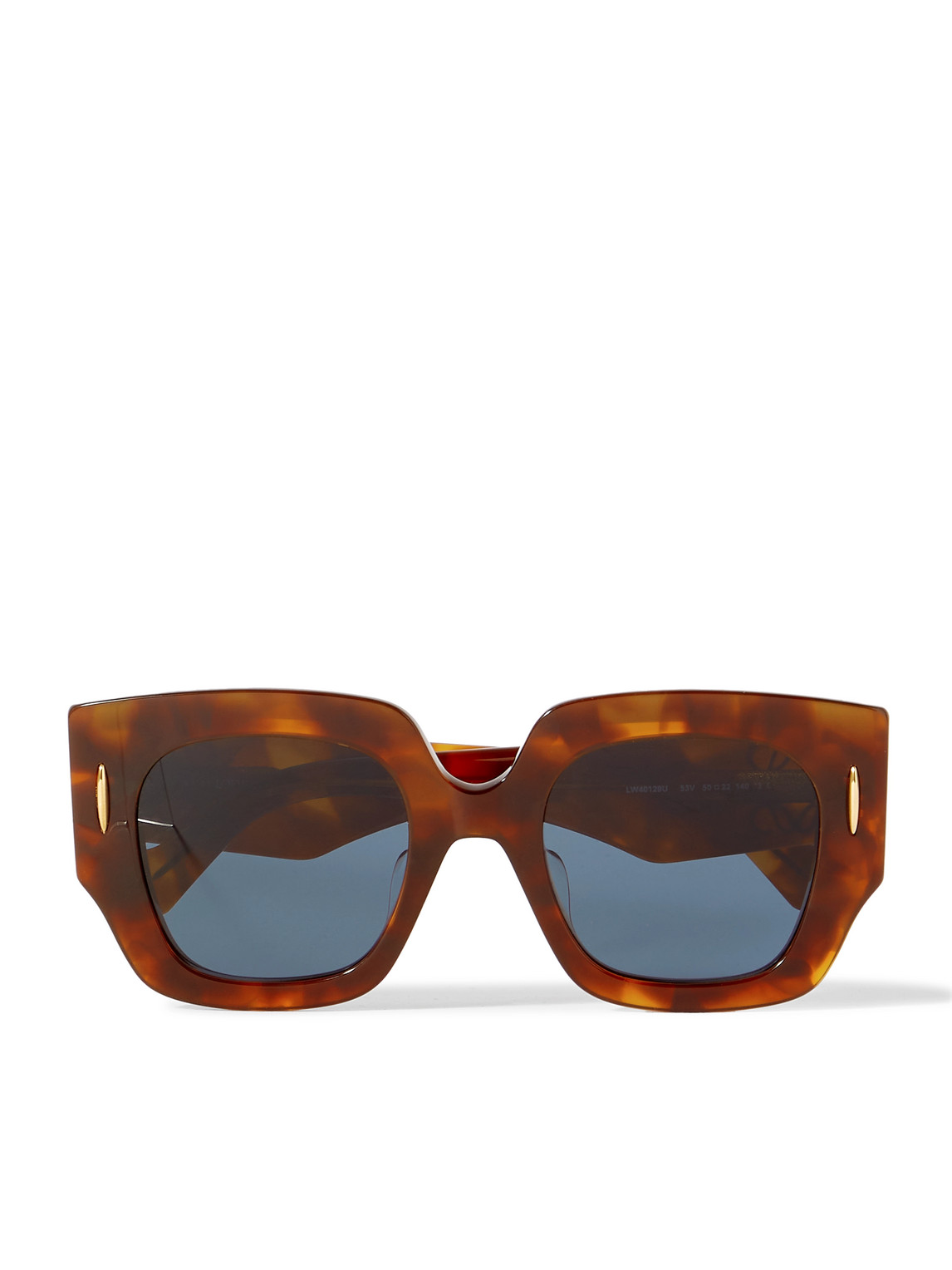 Oversized Square-Frame Acetate Sunglasses