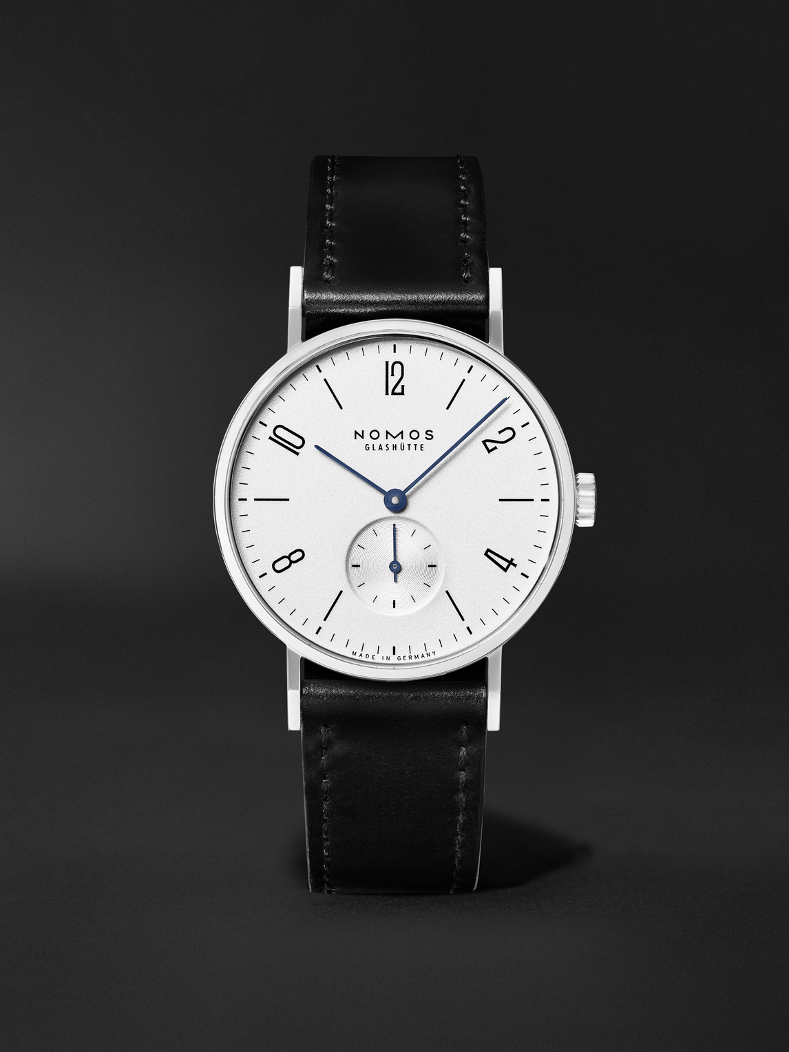 NOMOS Glashütte Tangente Hand-Wound 35mm Stainless Steel and Leather Watch, Ref. 139 - Men