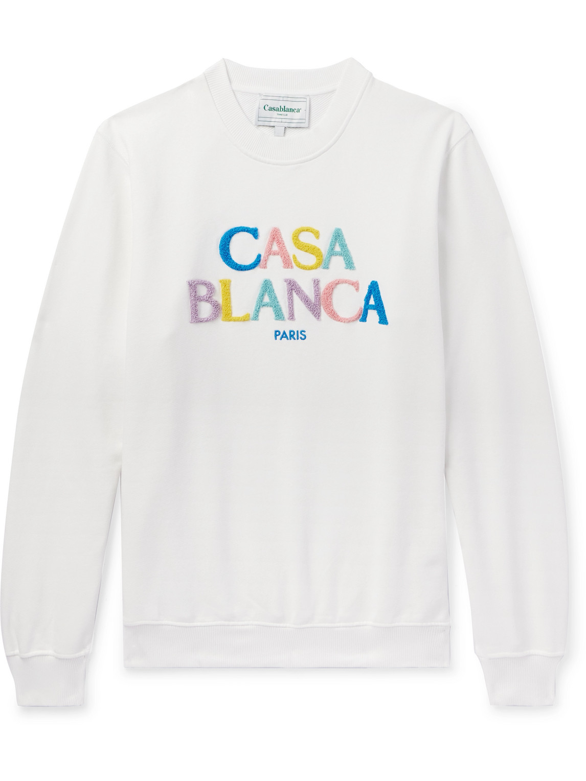 Casablanca Felpa Con Logo In White