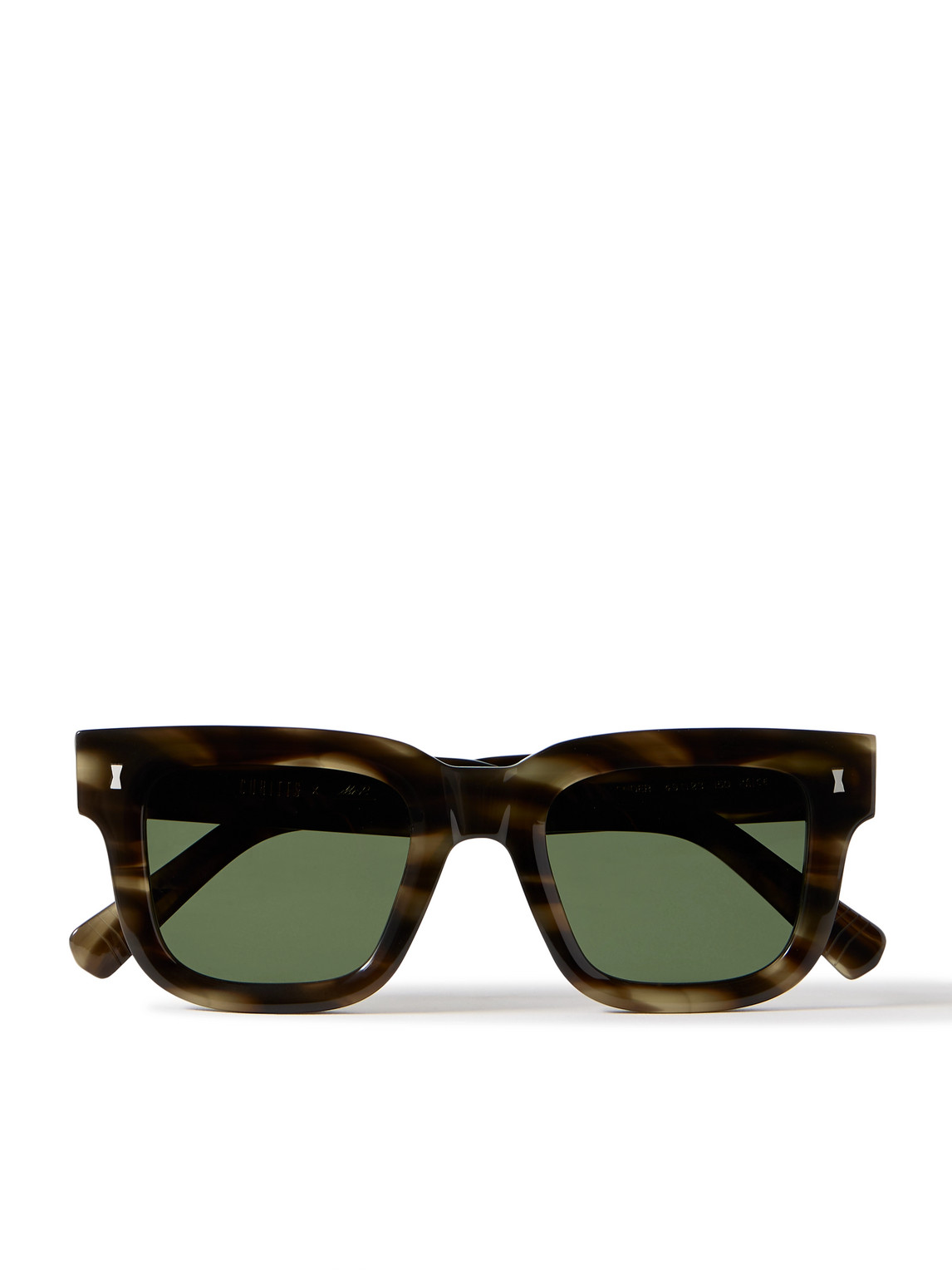 Cubitts Plender D-Frame Tortoiseshell Acetate Sunglasses