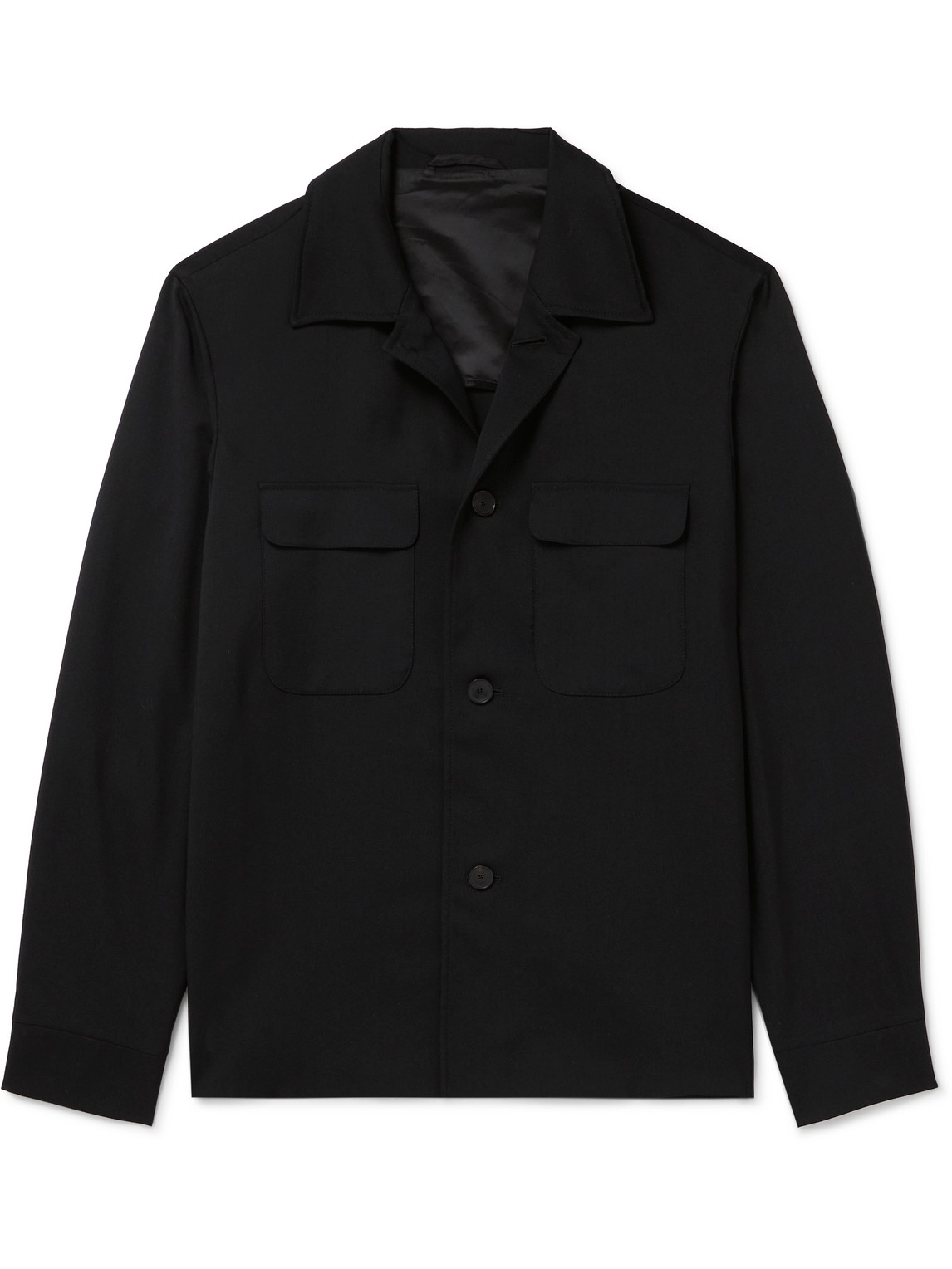 Wool-Twill Overshirt