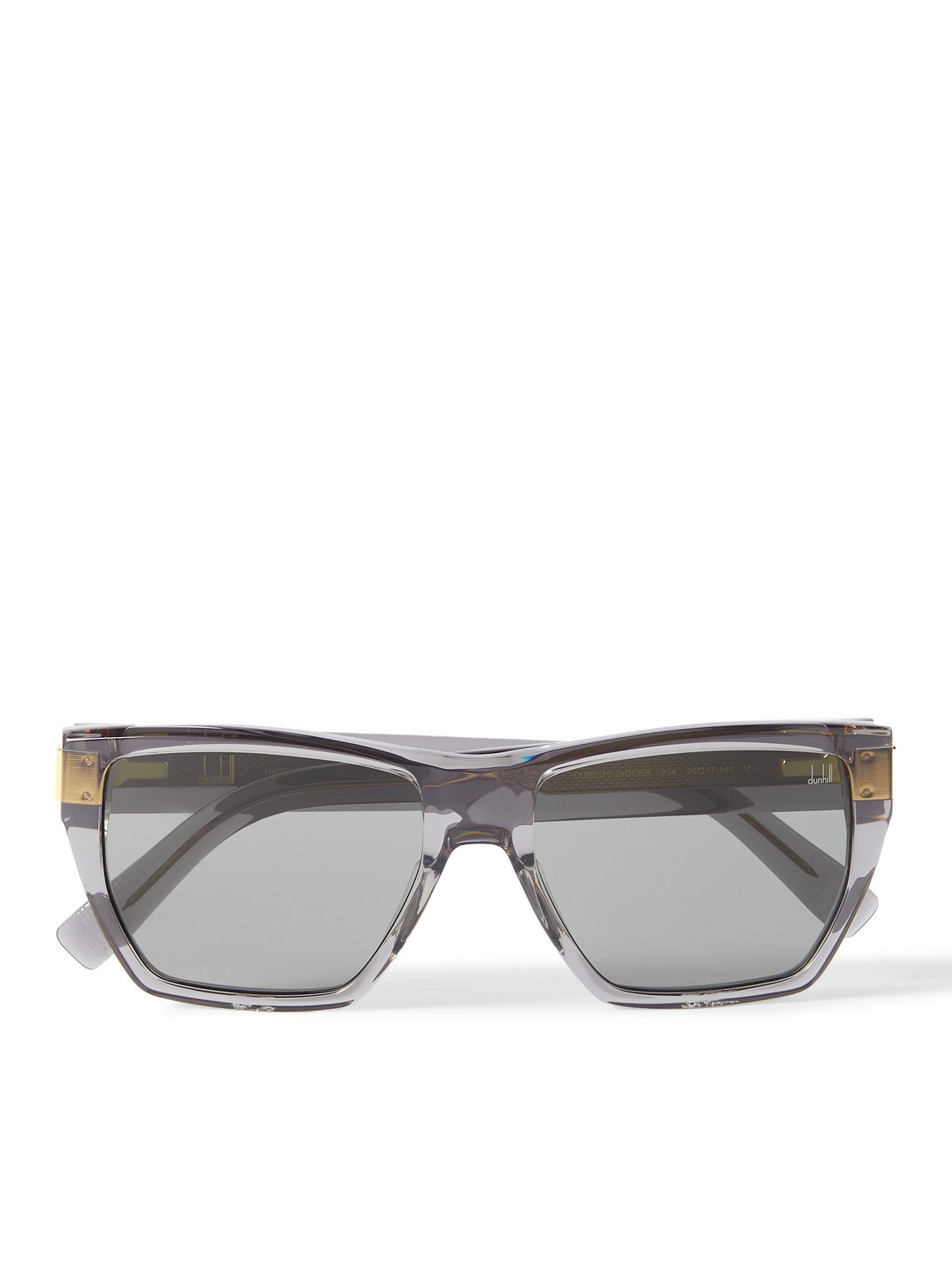 Dunhill D-frame Acetate Sunglasses In Gray
