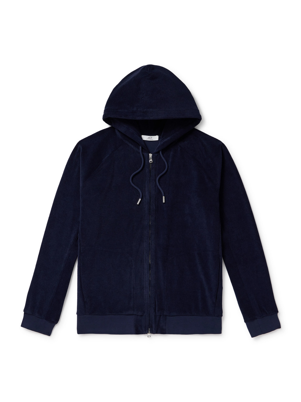 Organic Cotton-Terry Zip-Up Hoodie