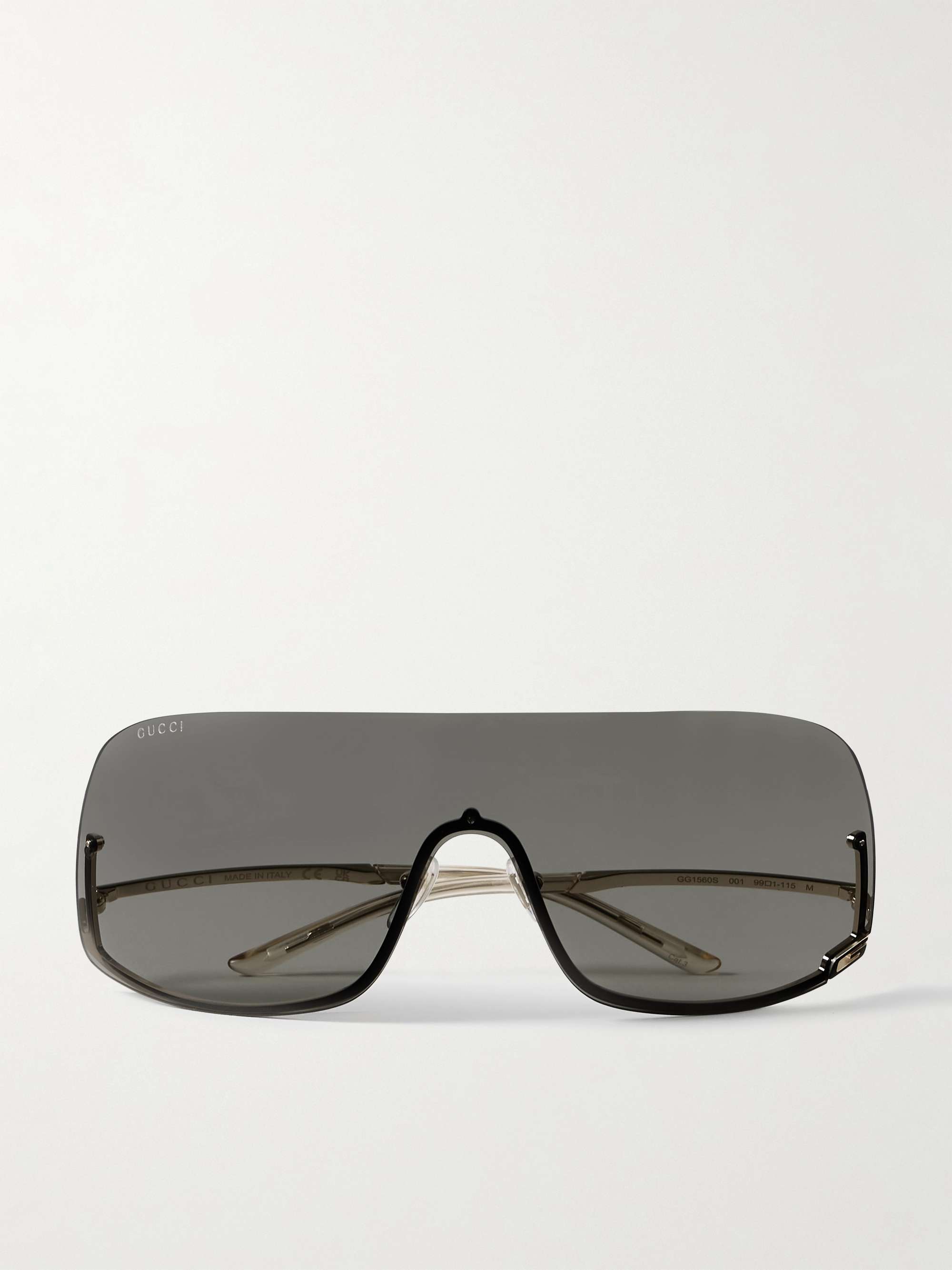 GUCCI EYEWEAR D-Frame Gold-Tone Sunglasses for Men | MR PORTER