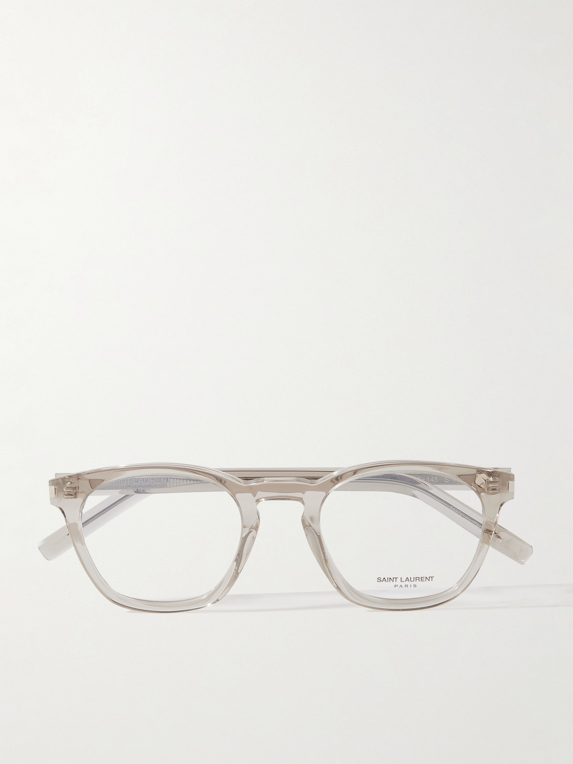 Saint Laurent Round-Frame Recycled-Acetate Optical Lenses - Men