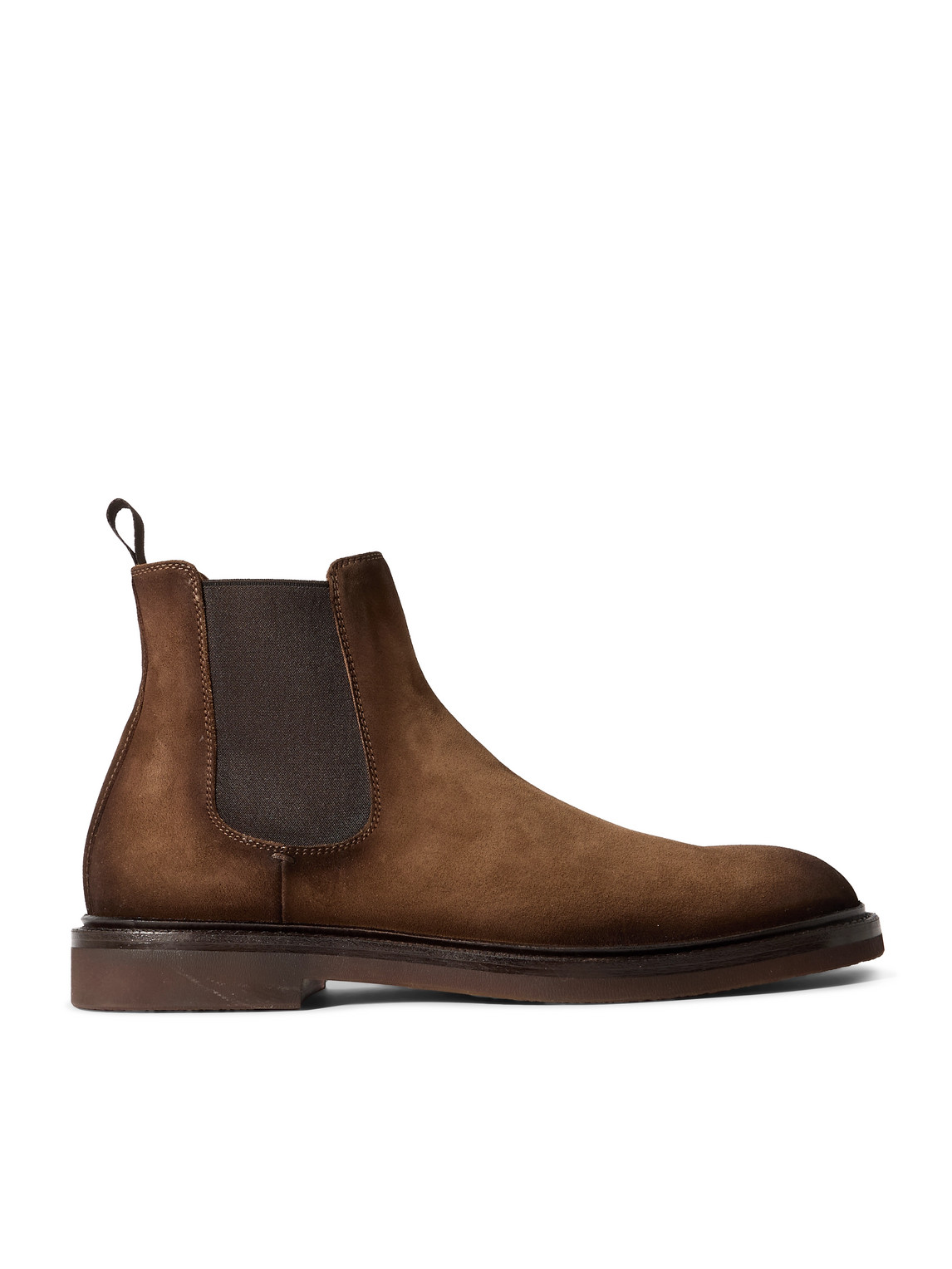 Officine Creative Dude Flexi Slip-on Leather Boots In Brown