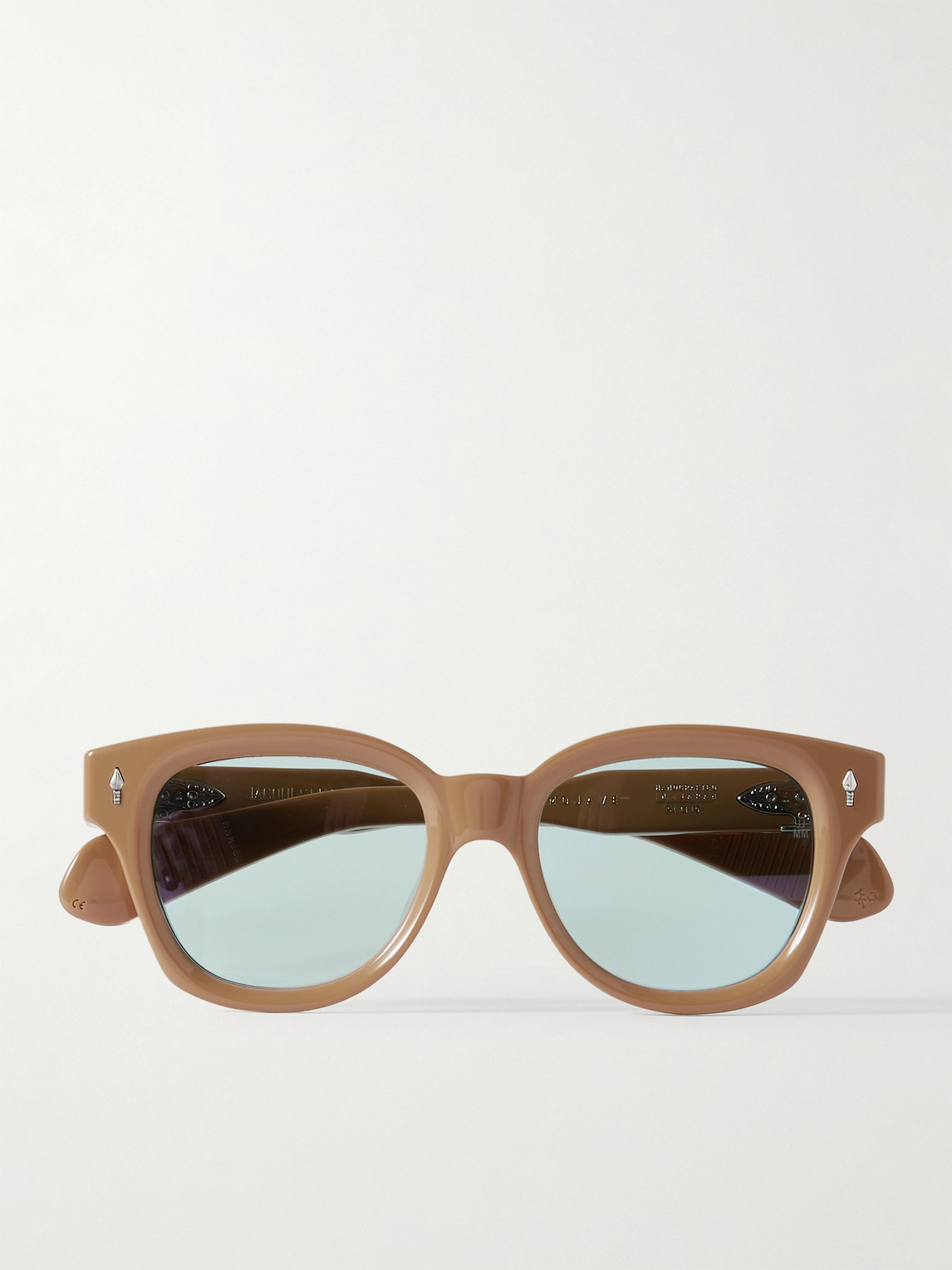 Jacques Marie Mage Mojave Round-frame Acetate Sunglasses In Brown