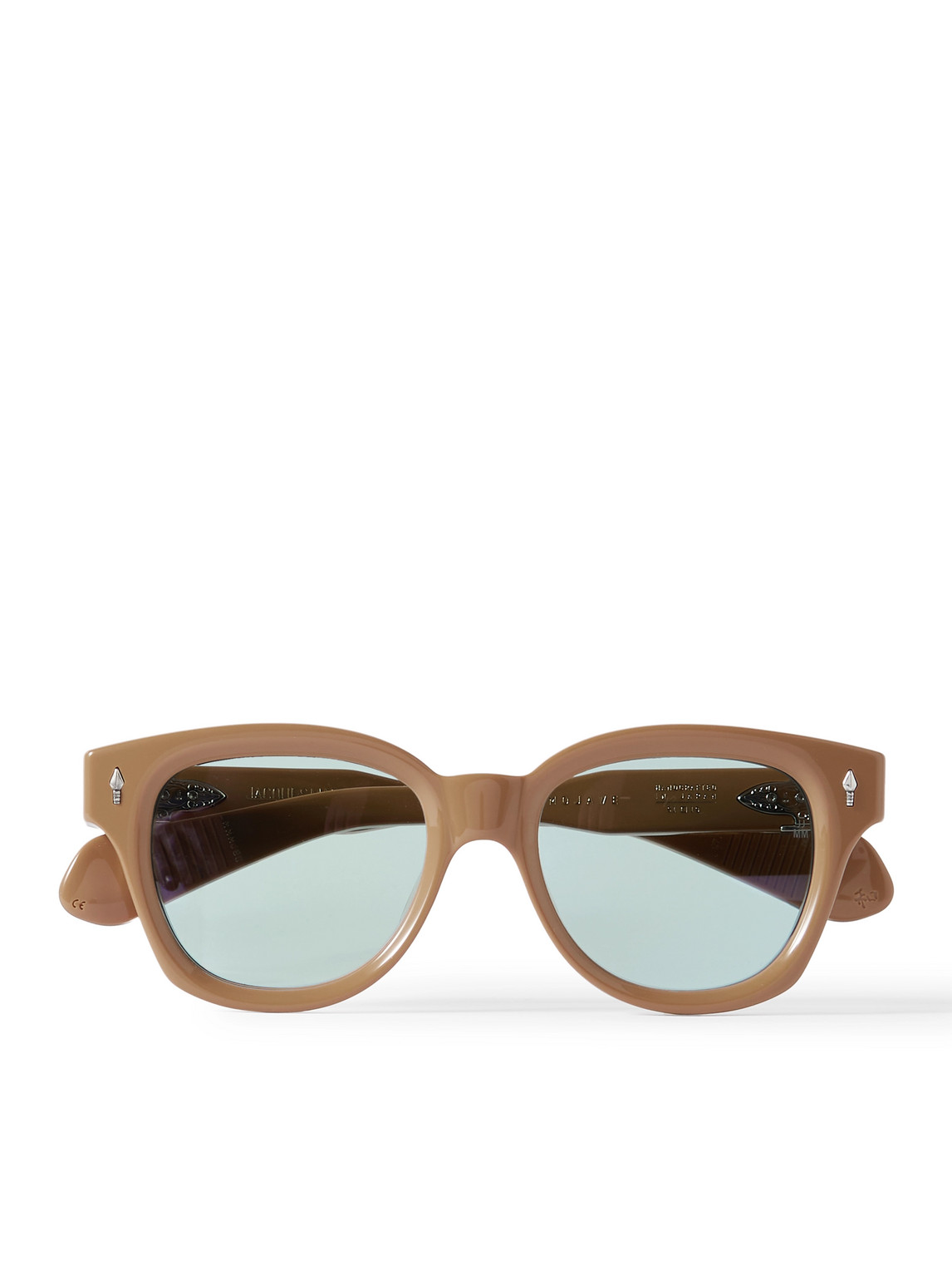 Jacques Marie Mage Mojave Round-frame Acetate Sunglasses In Brown