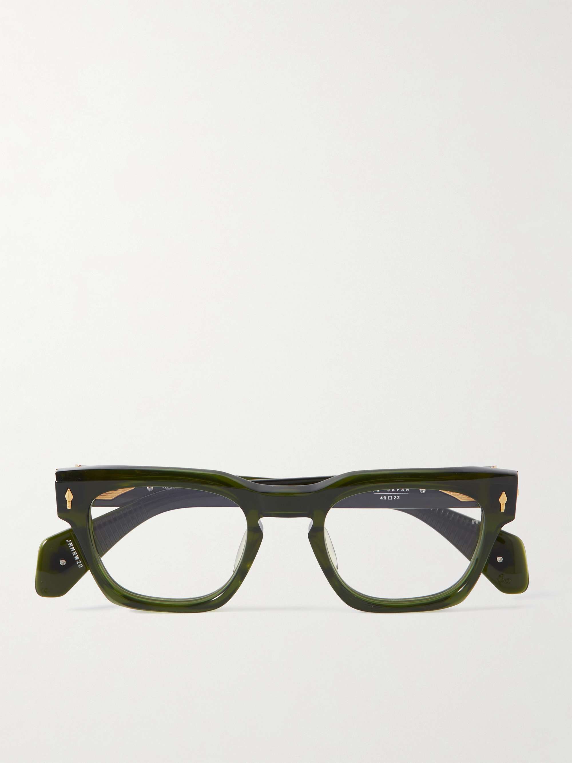 JACQUES MARIE MAGE Rawlins DFrame Acetate Gold and SilverTone Optical