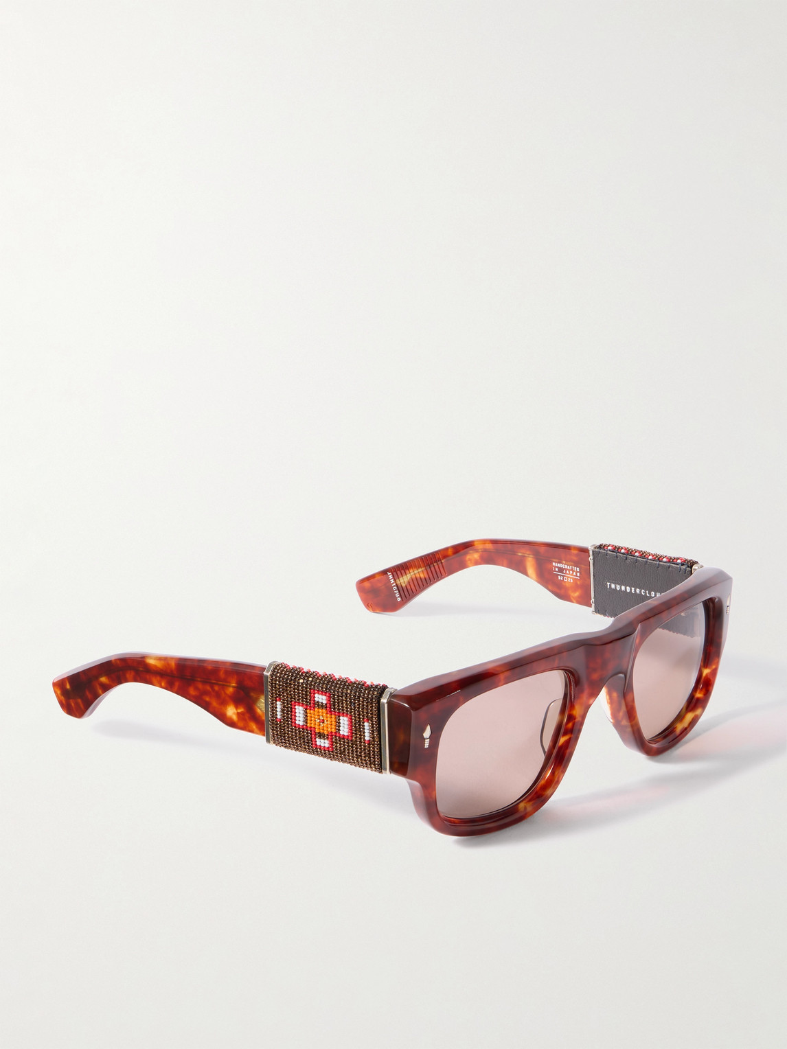 Jacques Marie Mage Thundercloud Square-frame Tortoiseshell Acetate Sunglasses In Tortoiseshell