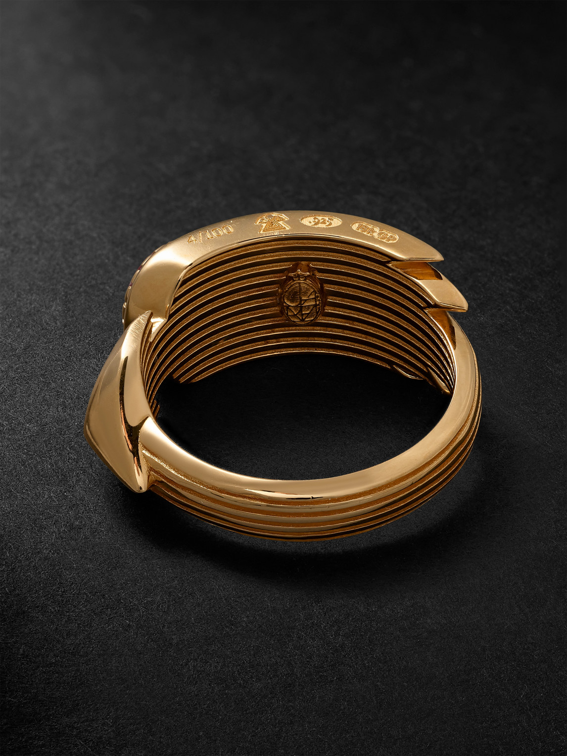 Shop Jacques Marie Mage Natrona Limited Edition Gold Vermeil Mookaite Ring