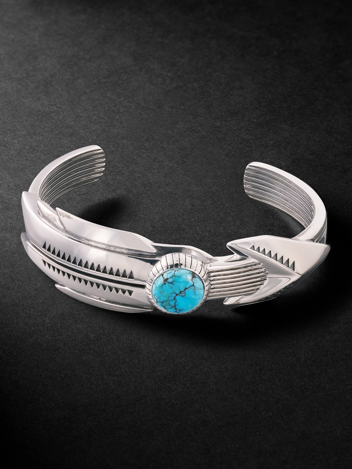 Jacques Marie Mage Natrona Limited Edition Silver And Turquoise Cuff