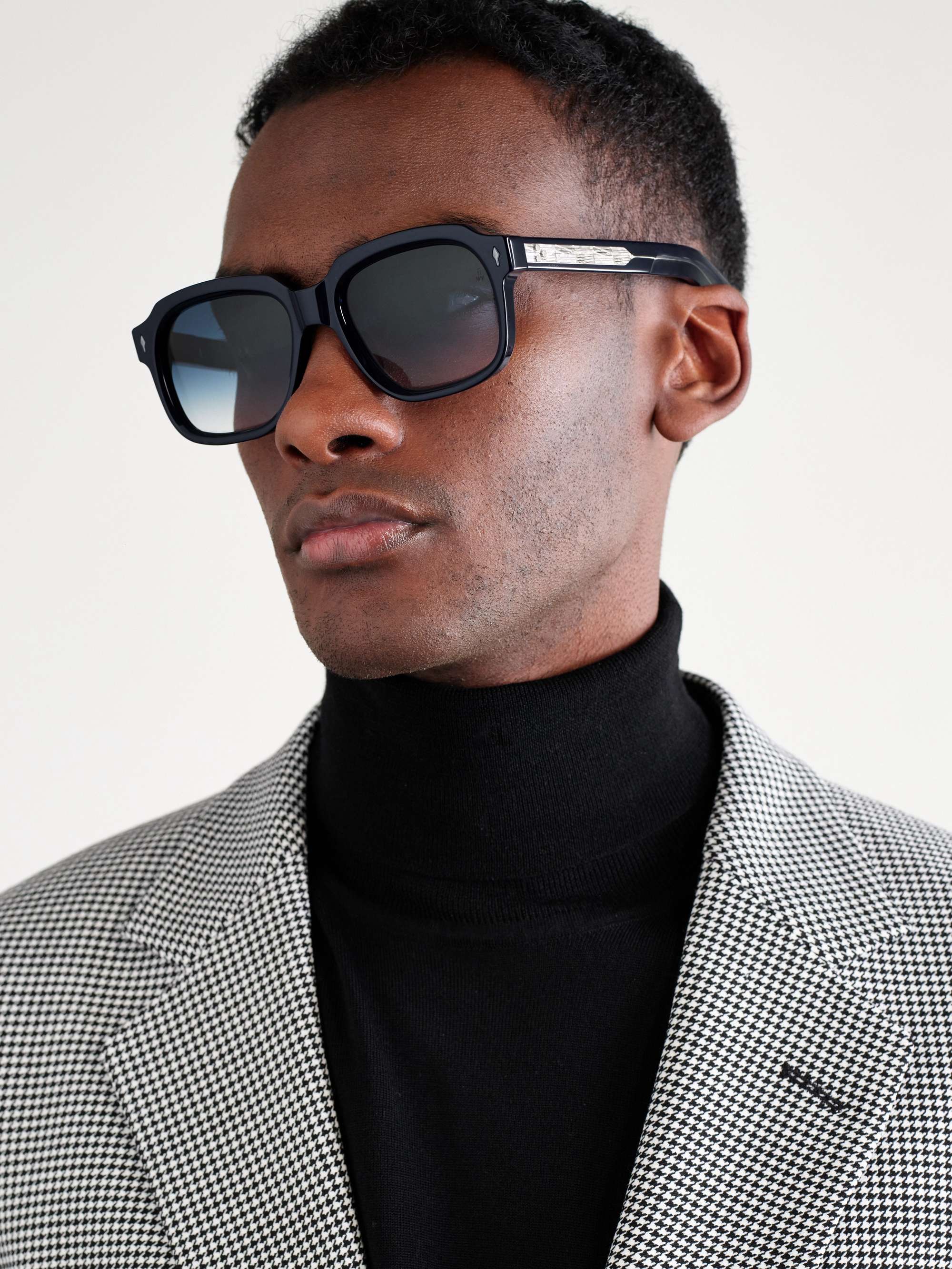 LOEWE EYEWEAR D-Frame Crystal-Embellished Acetate Sunglasses