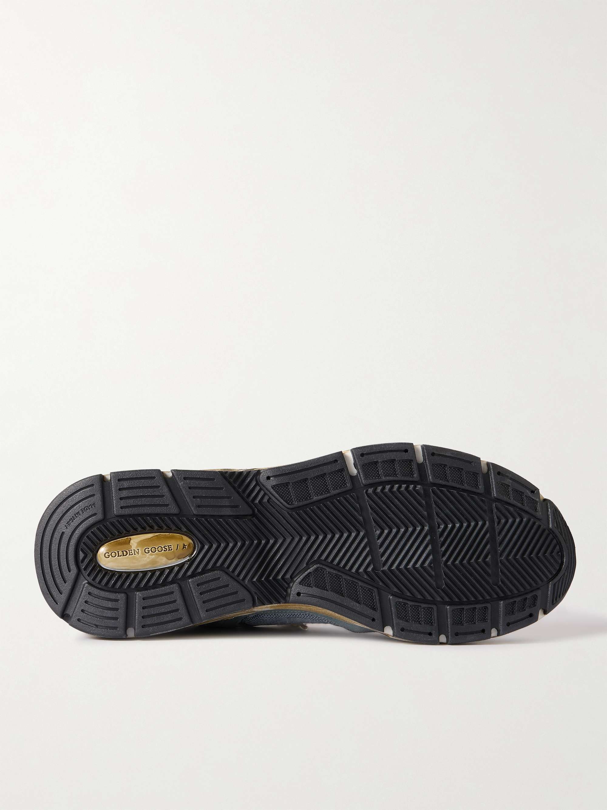 Blue + adidas Originals Campus Leather-Trimmed Quilted GORE