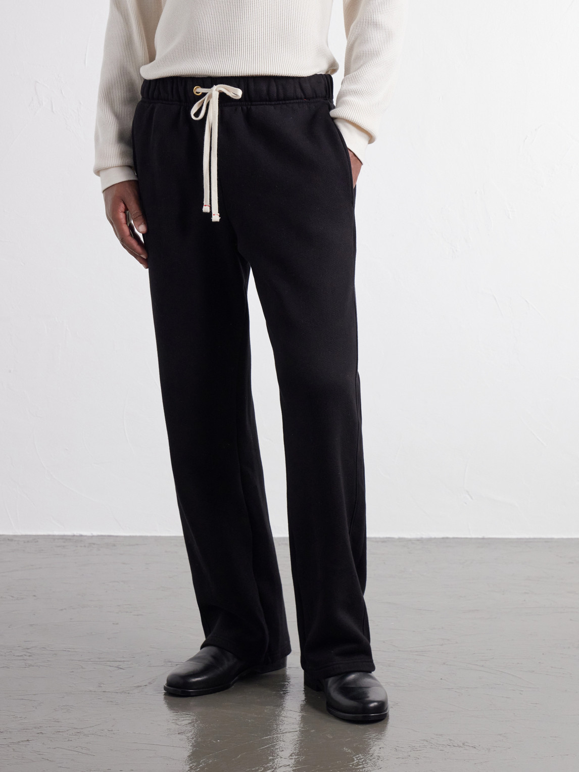 Heavyweight Structured-Fleece Cotton-Jersey Sweatpants