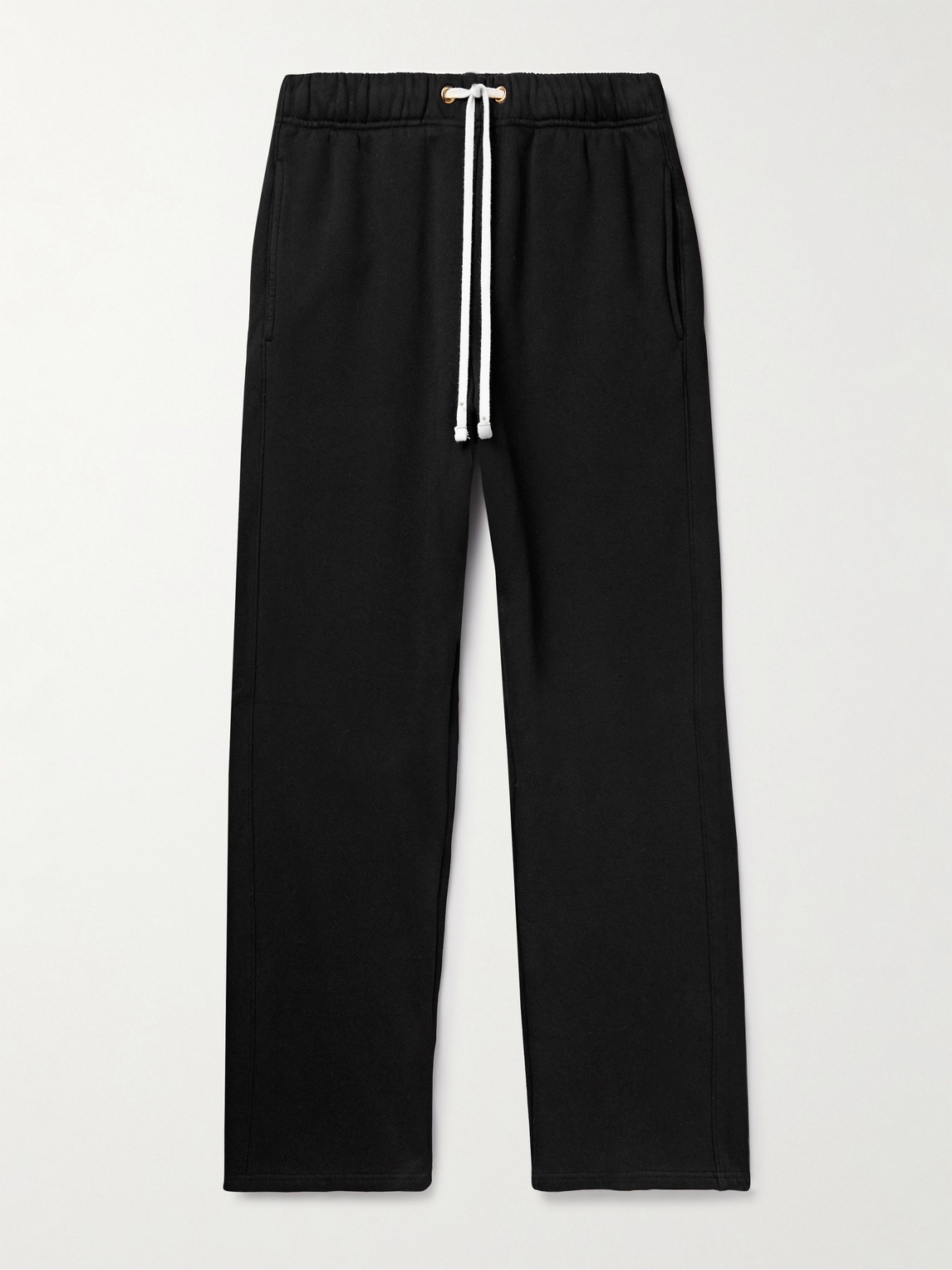 Les Tien Straight-eg Garment-Dyed Cotton-Jersey Sweatpants - Men