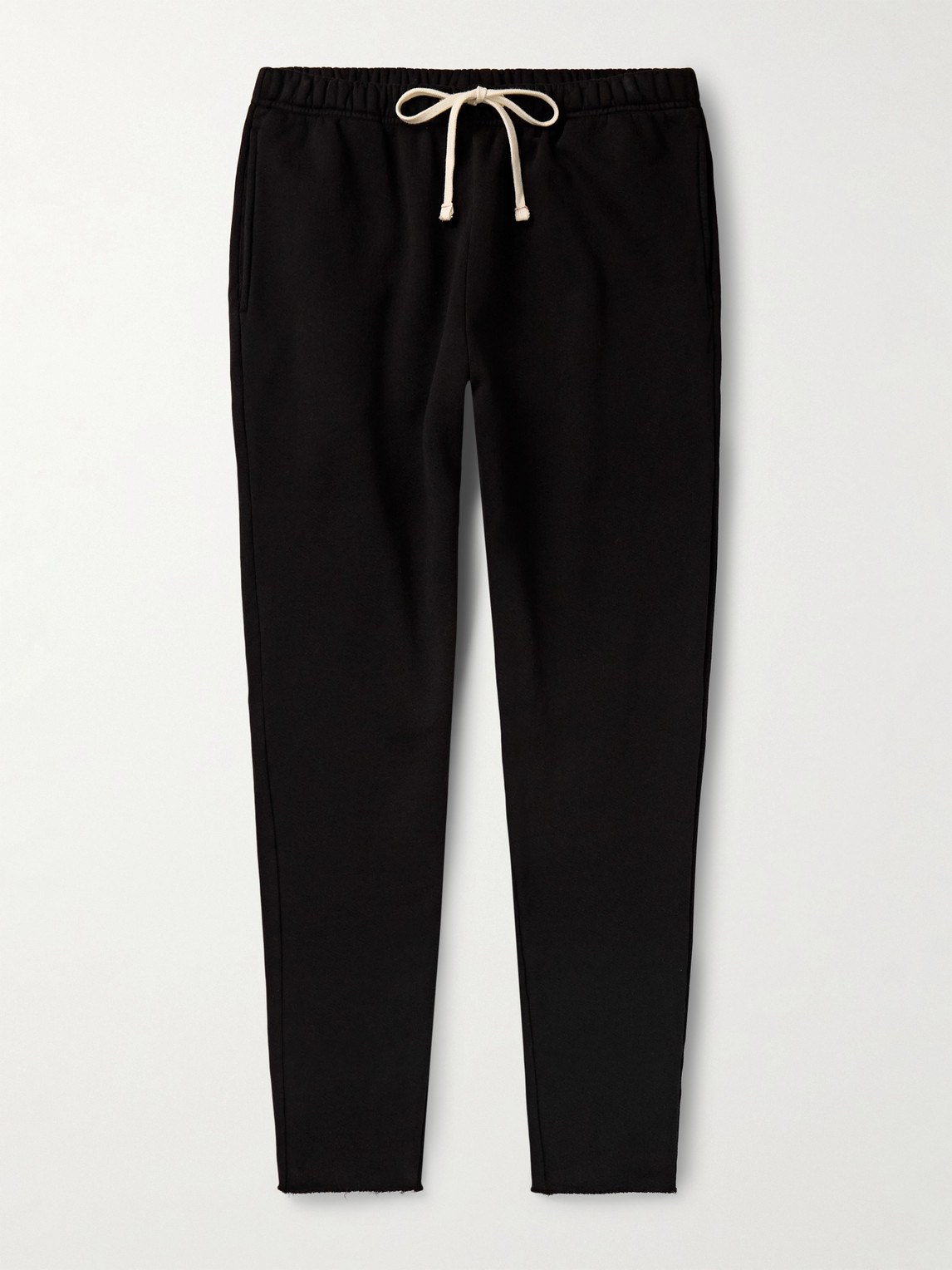 Les Tien Tapered Garment-Dyed Cotton-Jersey weatpants - Men