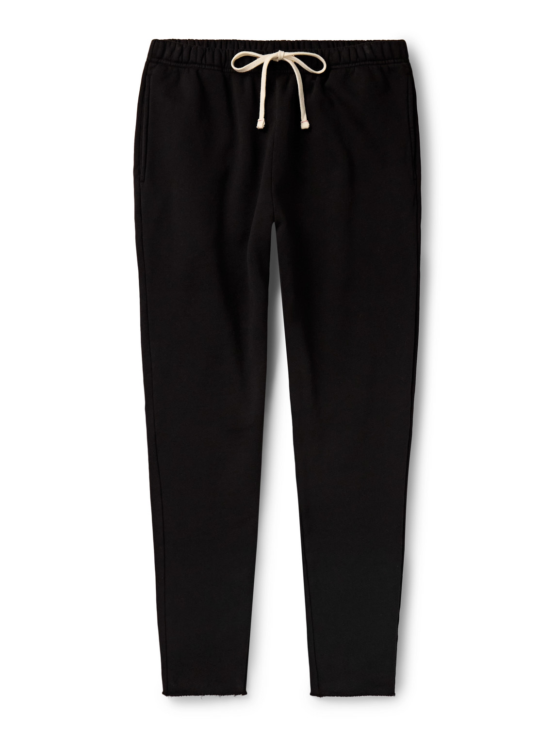 Tapered Garment-Dyed Cotton-Jersey Sweatpants