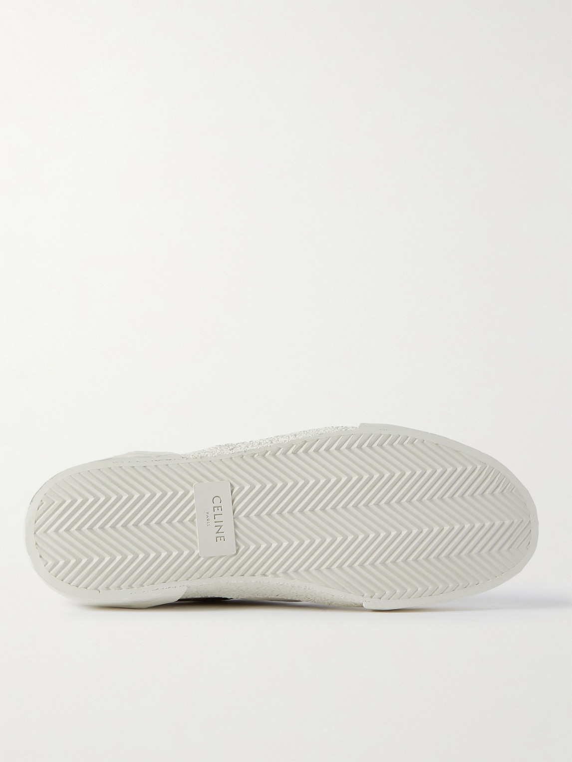 Celine Printed Canvas Slip-on Sneakers In Orange